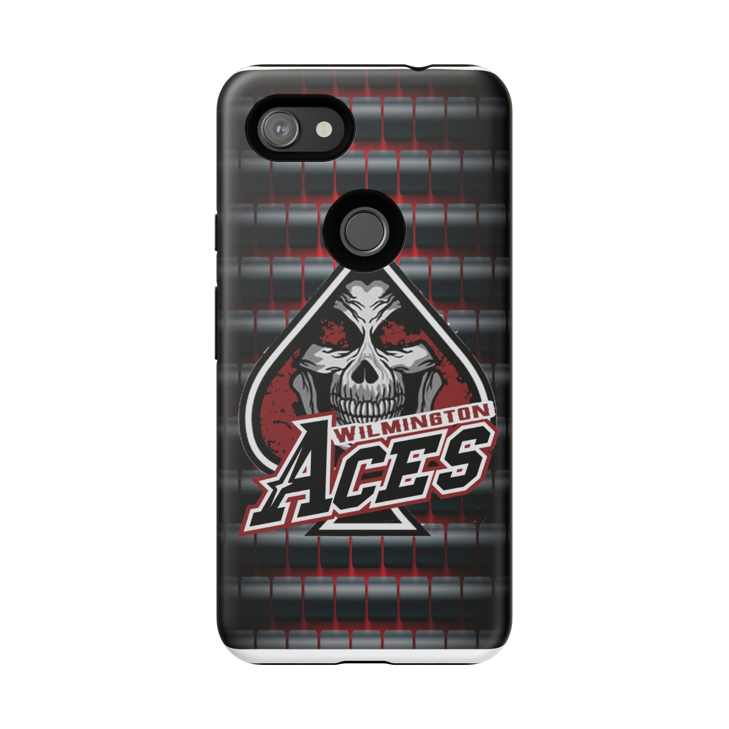 Wilmington Aces Tough Case - Durable Phone Case with Skull Design