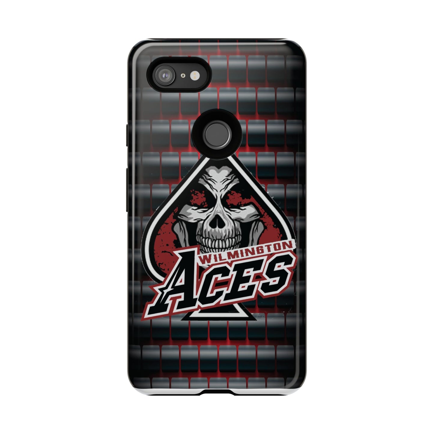 Wilmington Aces Tough Case - Durable Phone Case with Skull Design