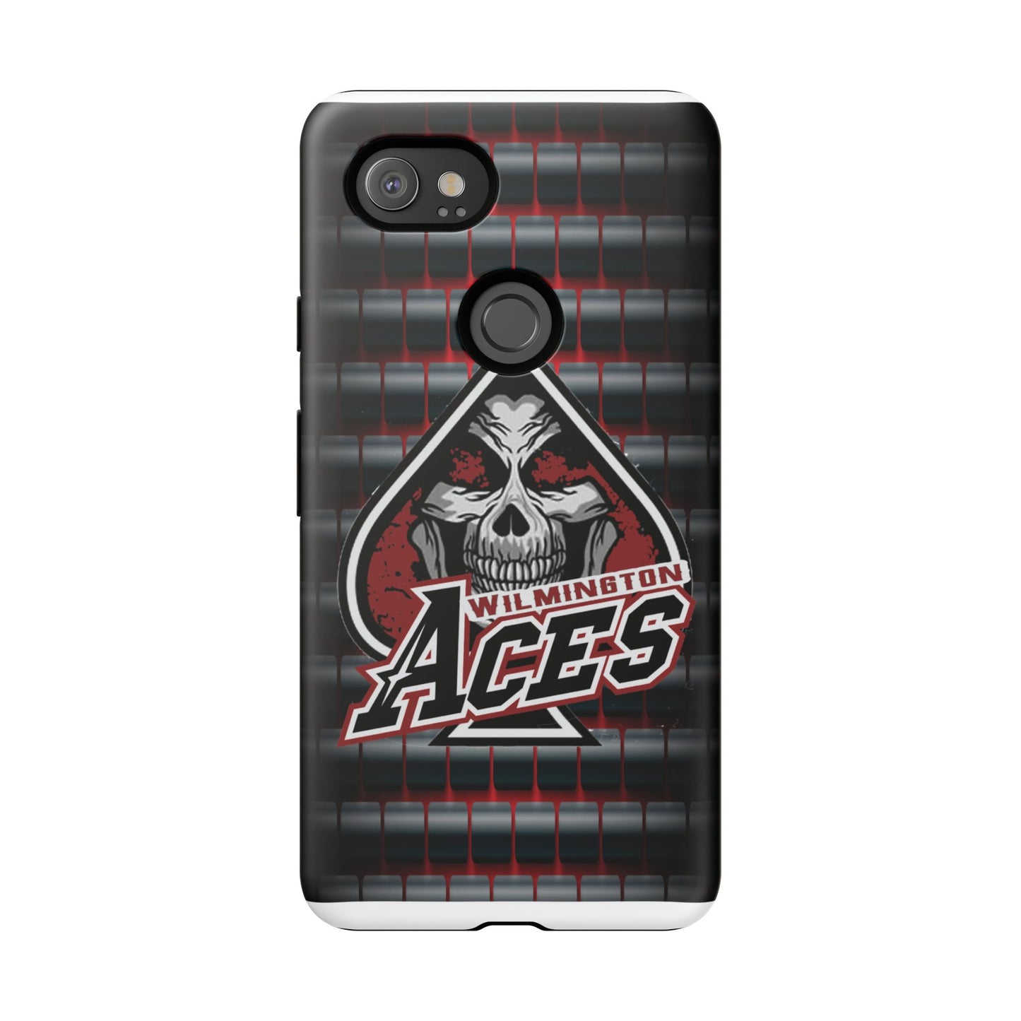 Wilmington Aces Tough Case - Durable Phone Case with Skull Design