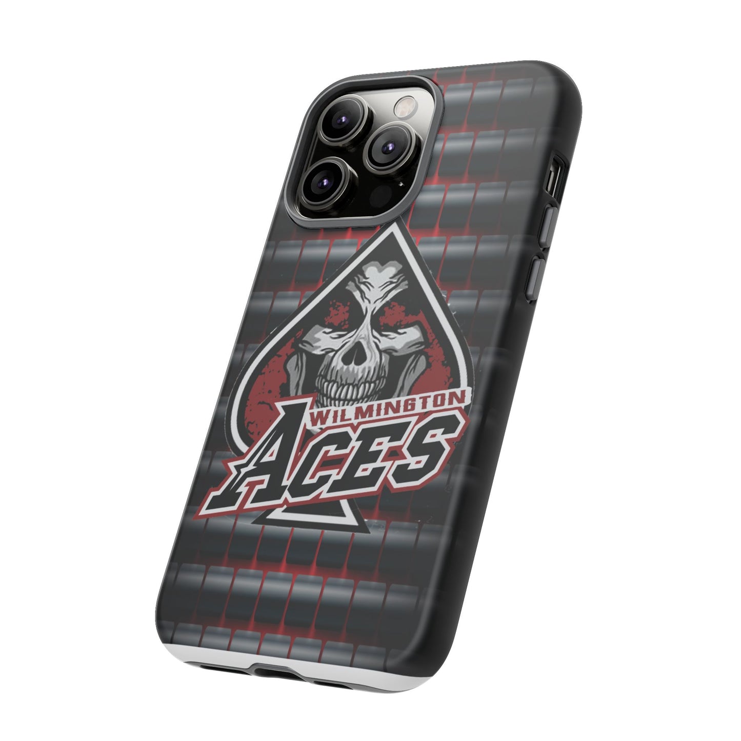 Wilmington Aces Tough Case - Durable Phone Case with Skull Design
