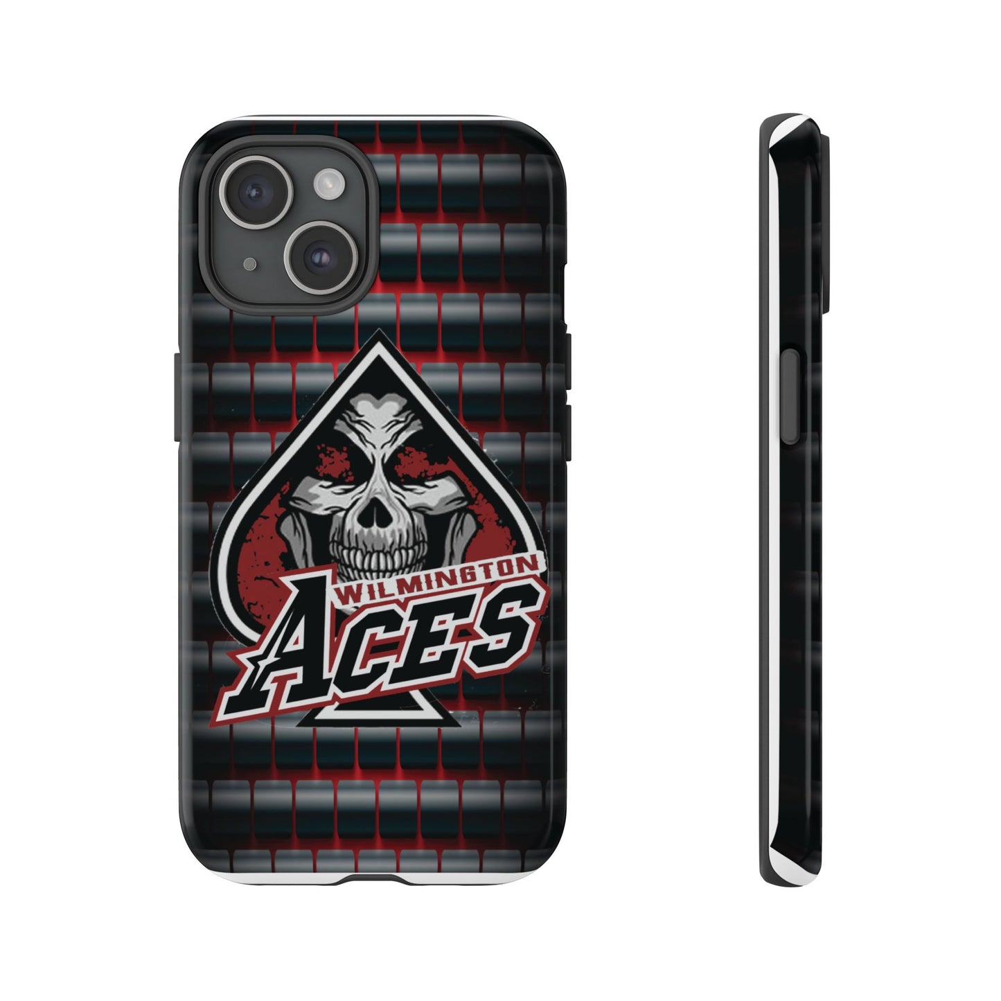 Wilmington Aces Tough Case - Durable Phone Case with Skull Design