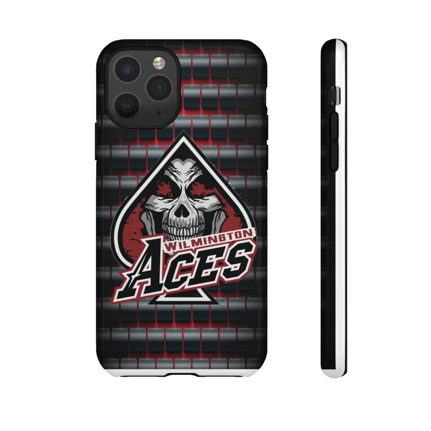 Wilmington Aces Tough Case - Durable Phone Case with Skull Design