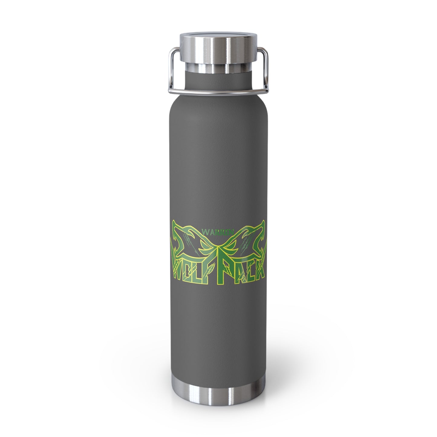 Wolf Pack Insulated Water Bottle - 22oz Stainless Steel Flask