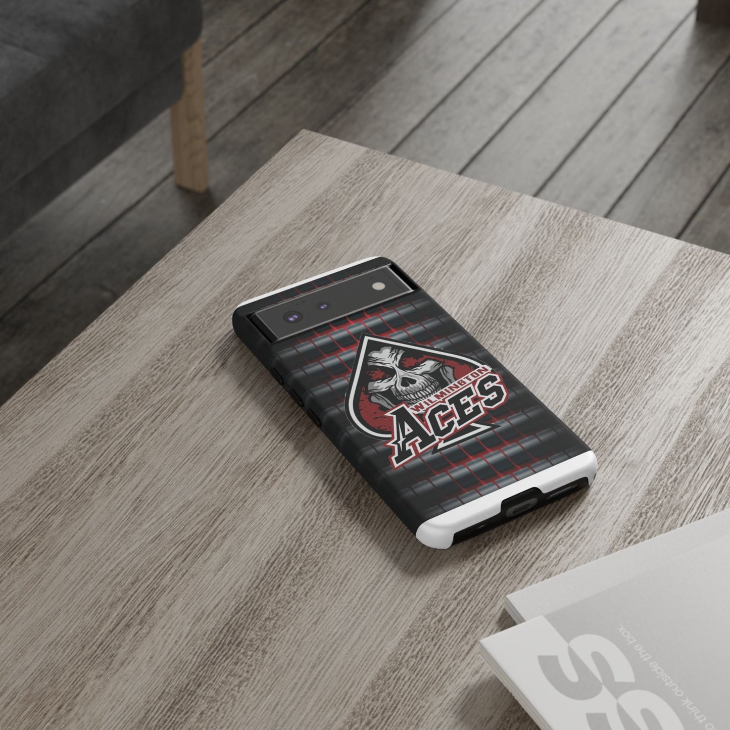 Wilmington Aces Tough Case - Durable Phone Case with Skull Design