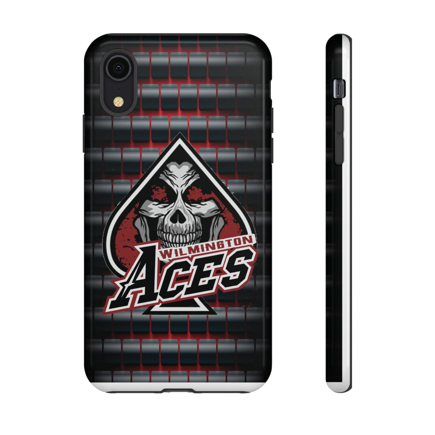 Wilmington Aces Tough Case - Durable Phone Case with Skull Design