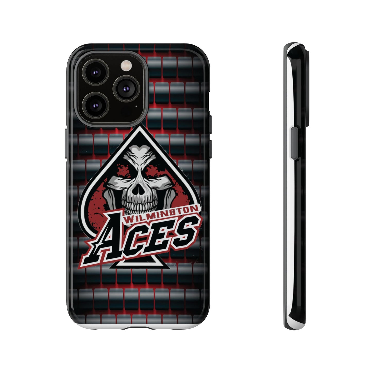 Wilmington Aces Tough Case - Durable Phone Case with Skull Design