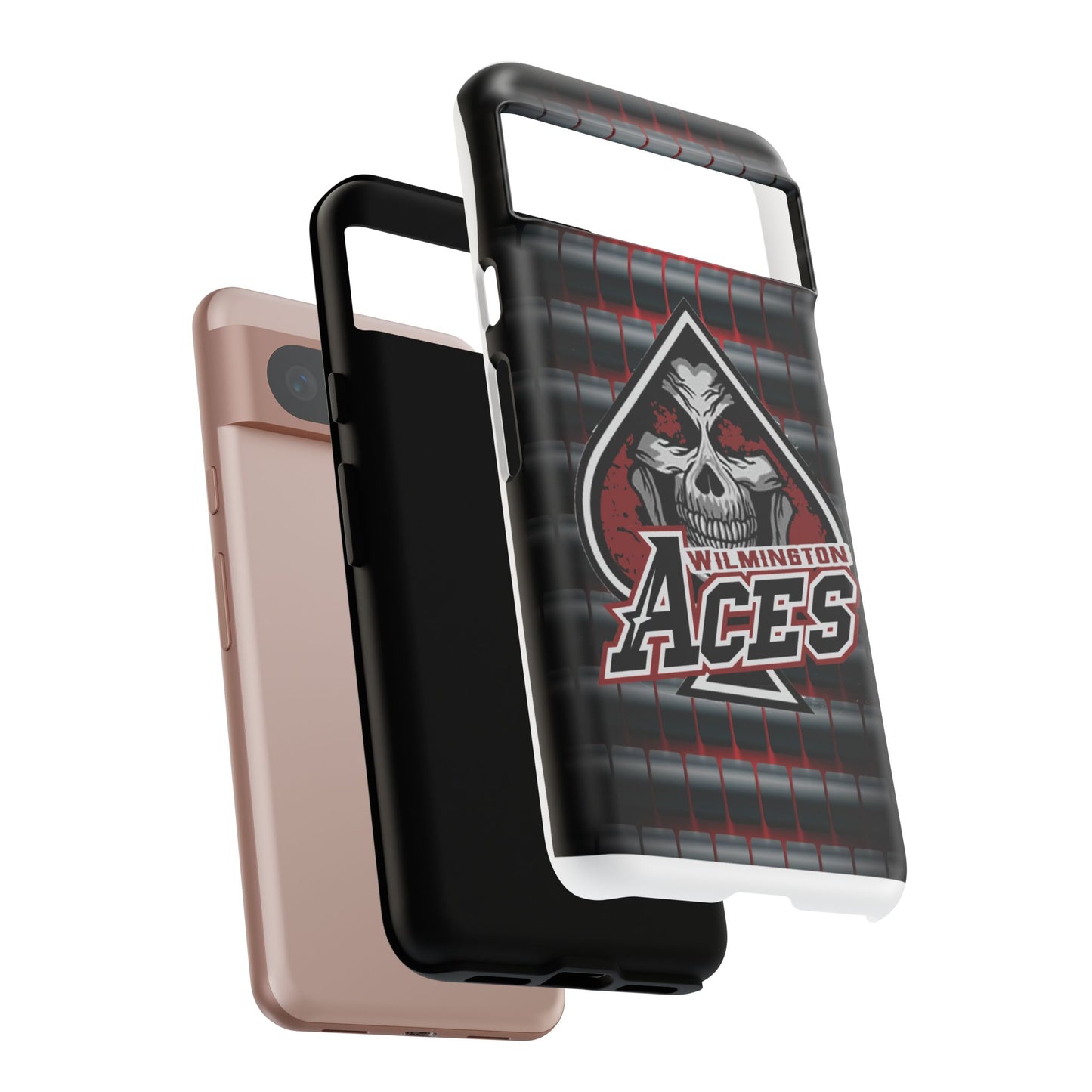 Wilmington Aces Tough Case - Durable Phone Case with Skull Design