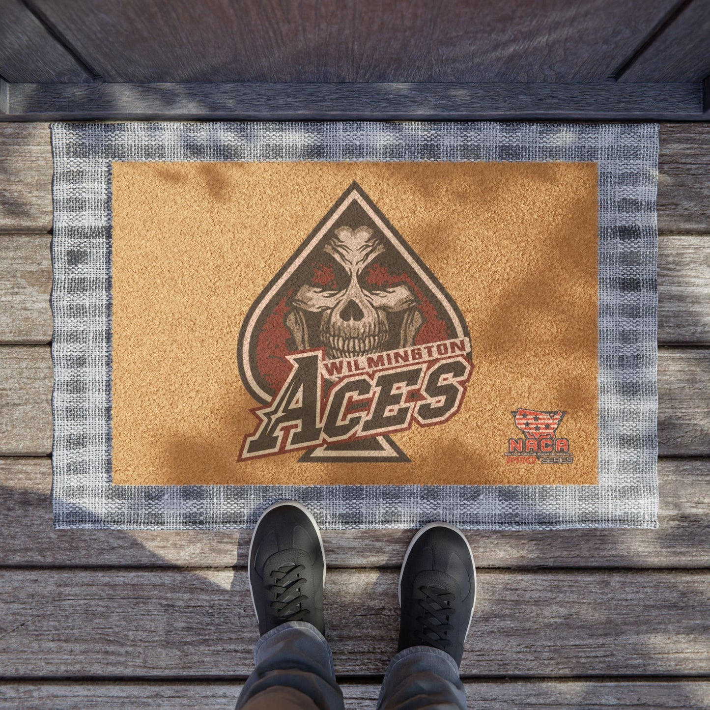 Aces Welcome Doormat - Sports Team Entrance Mat