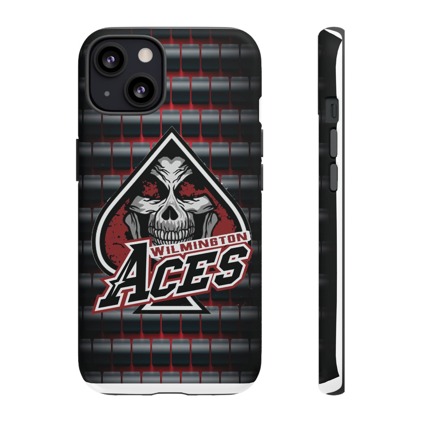 Wilmington Aces Tough Case - Durable Phone Case with Skull Design