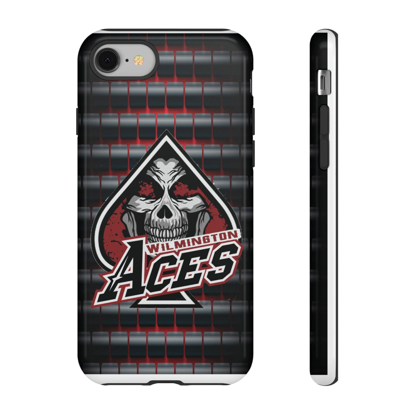 Wilmington Aces Tough Case - Durable Phone Case with Skull Design