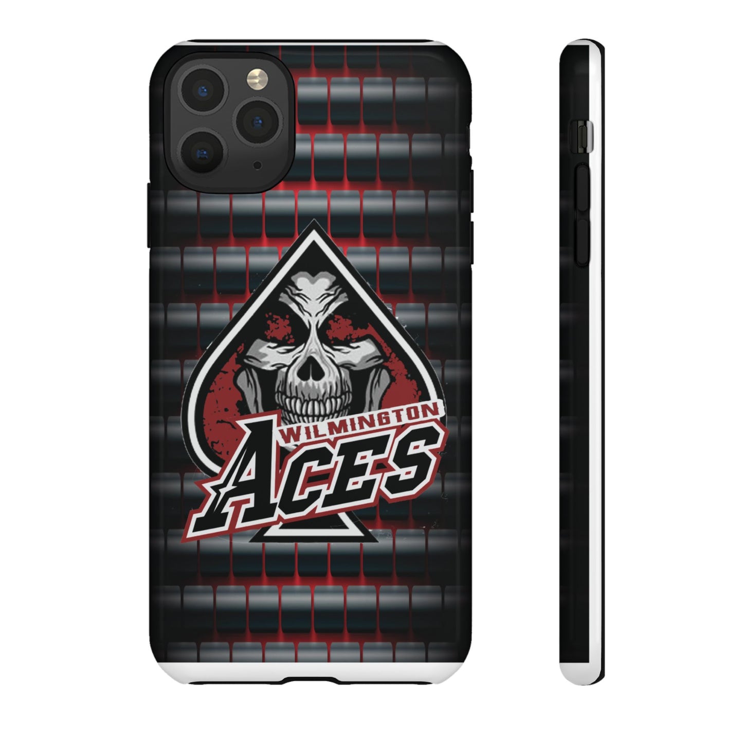 Wilmington Aces Tough Case - Durable Phone Case with Skull Design