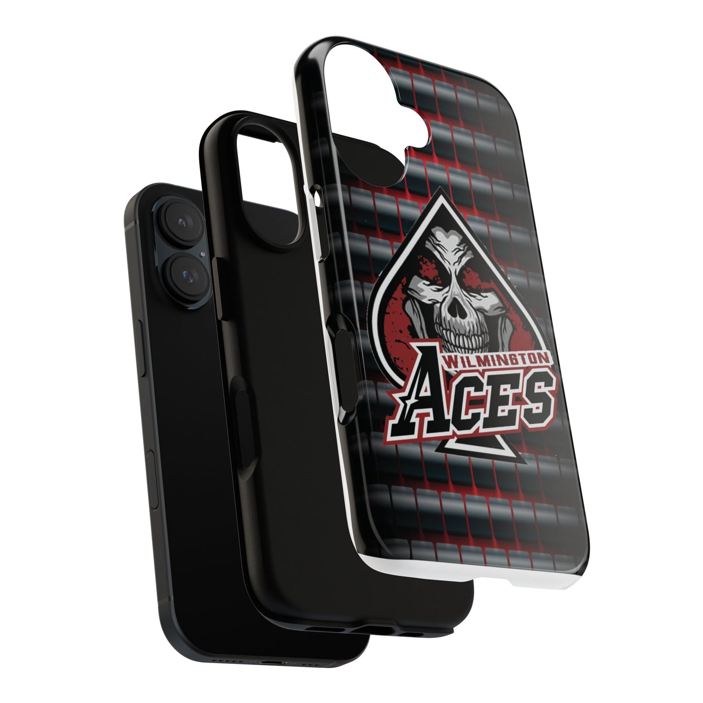 Wilmington Aces Tough Case - Durable Phone Case with Skull Design