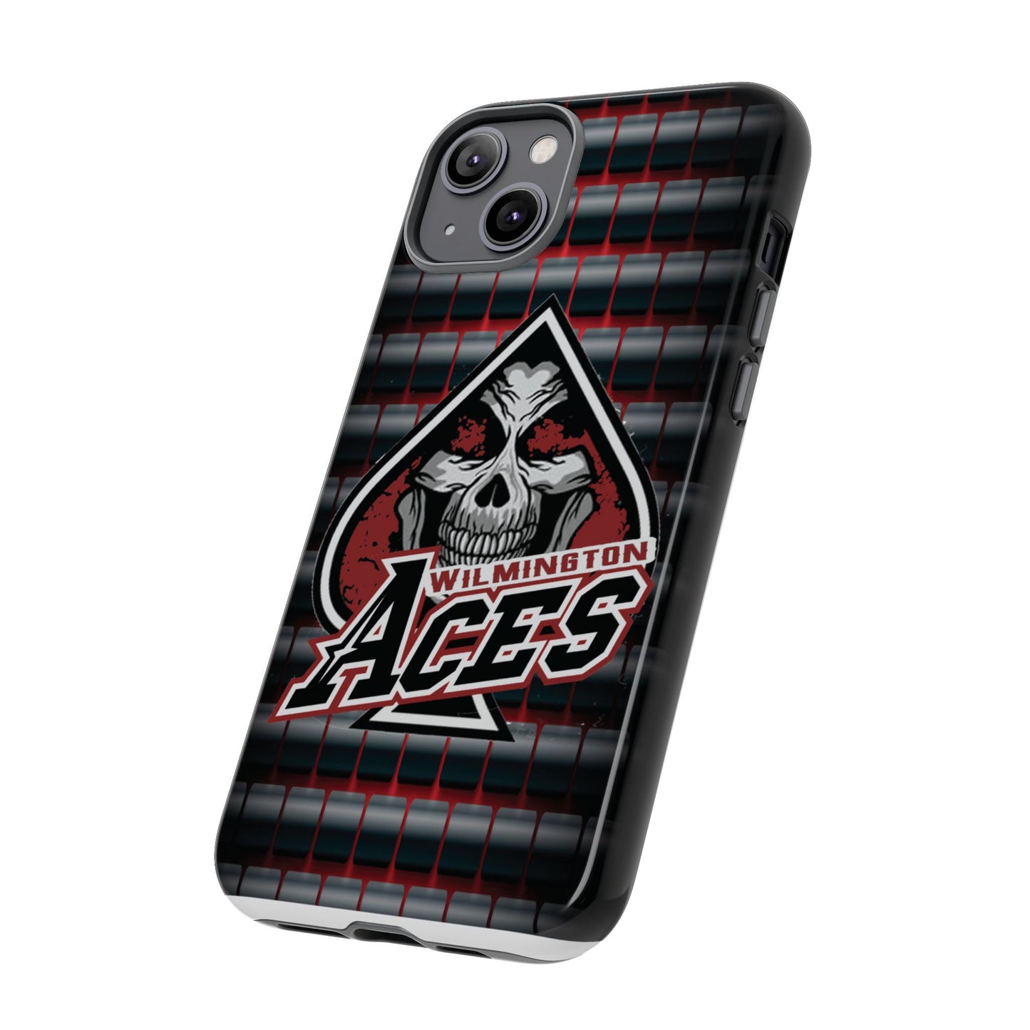 Wilmington Aces Tough Case - Durable Phone Case with Skull Design