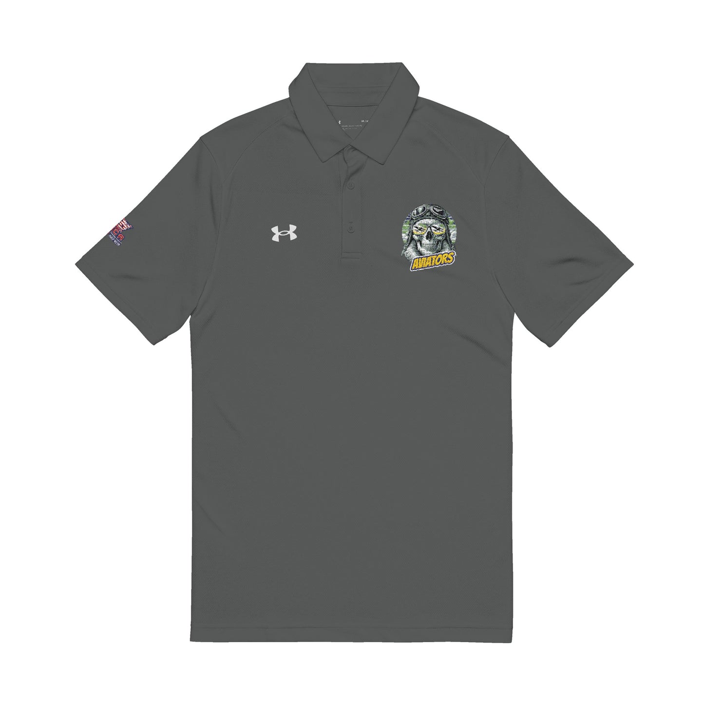 Aviators Performance Polo Shirt with Embroidery - Under Armour®