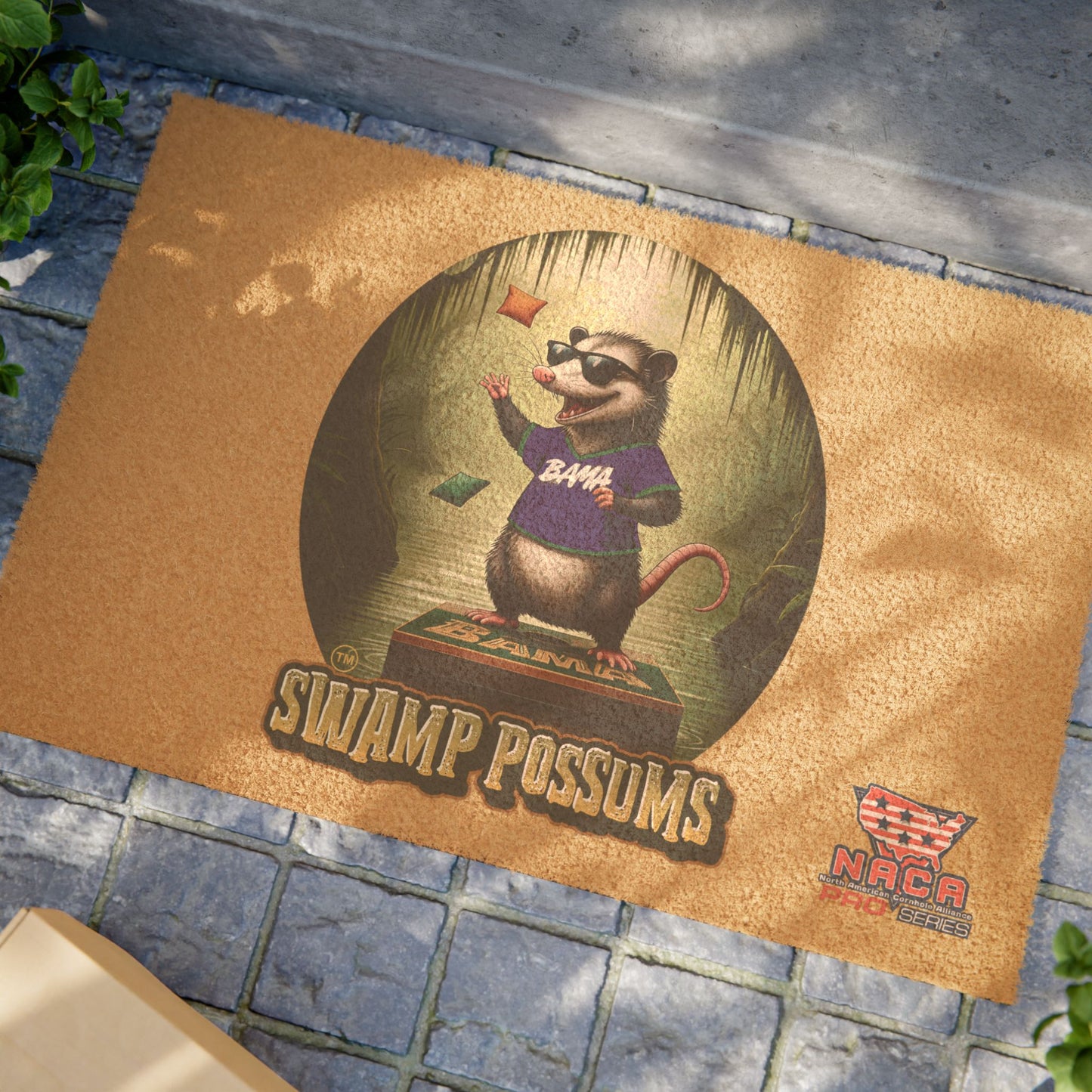 Swamp Possums Welcome Doormat - Sports Team Entrance Mat