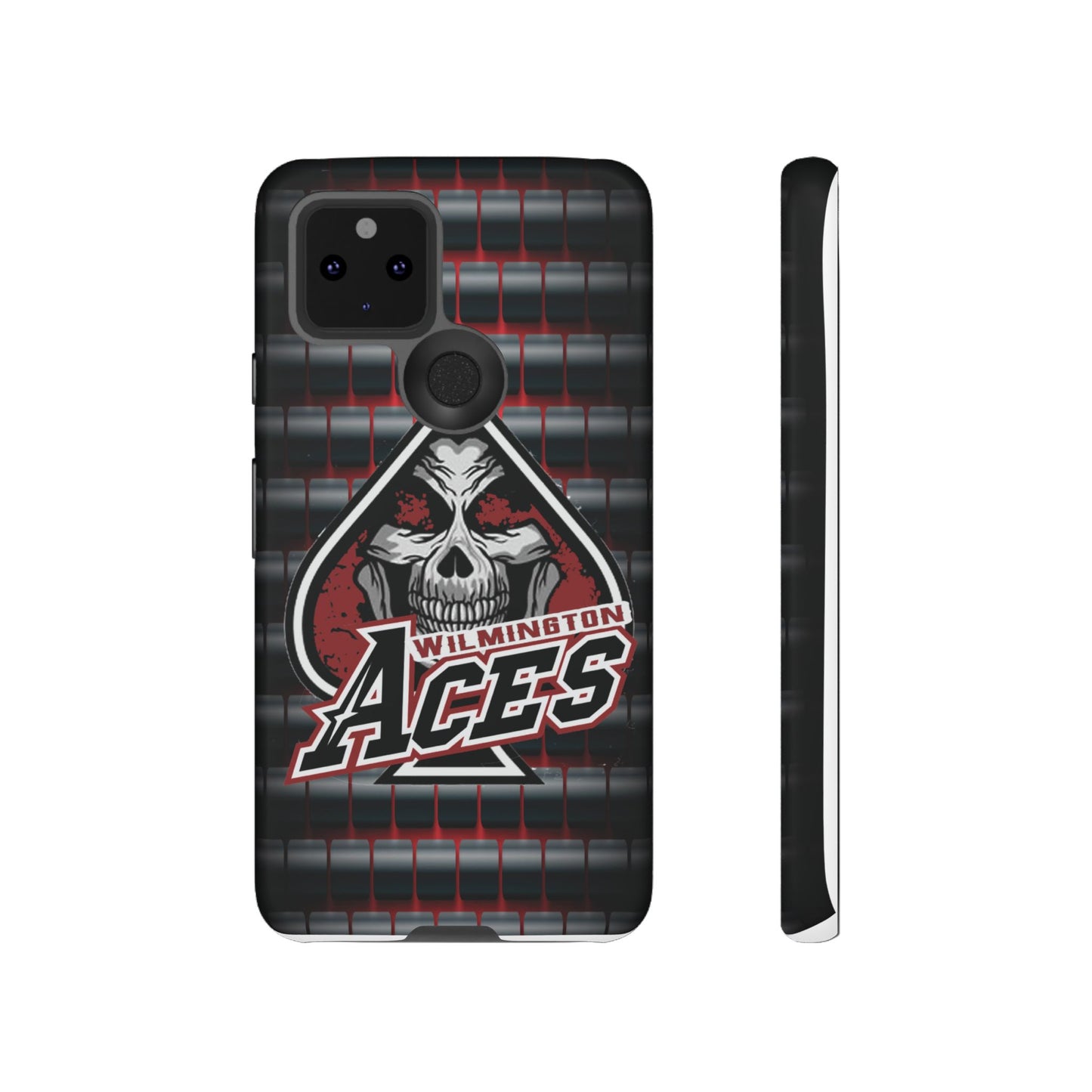 Wilmington Aces Tough Case - Durable Phone Case with Skull Design