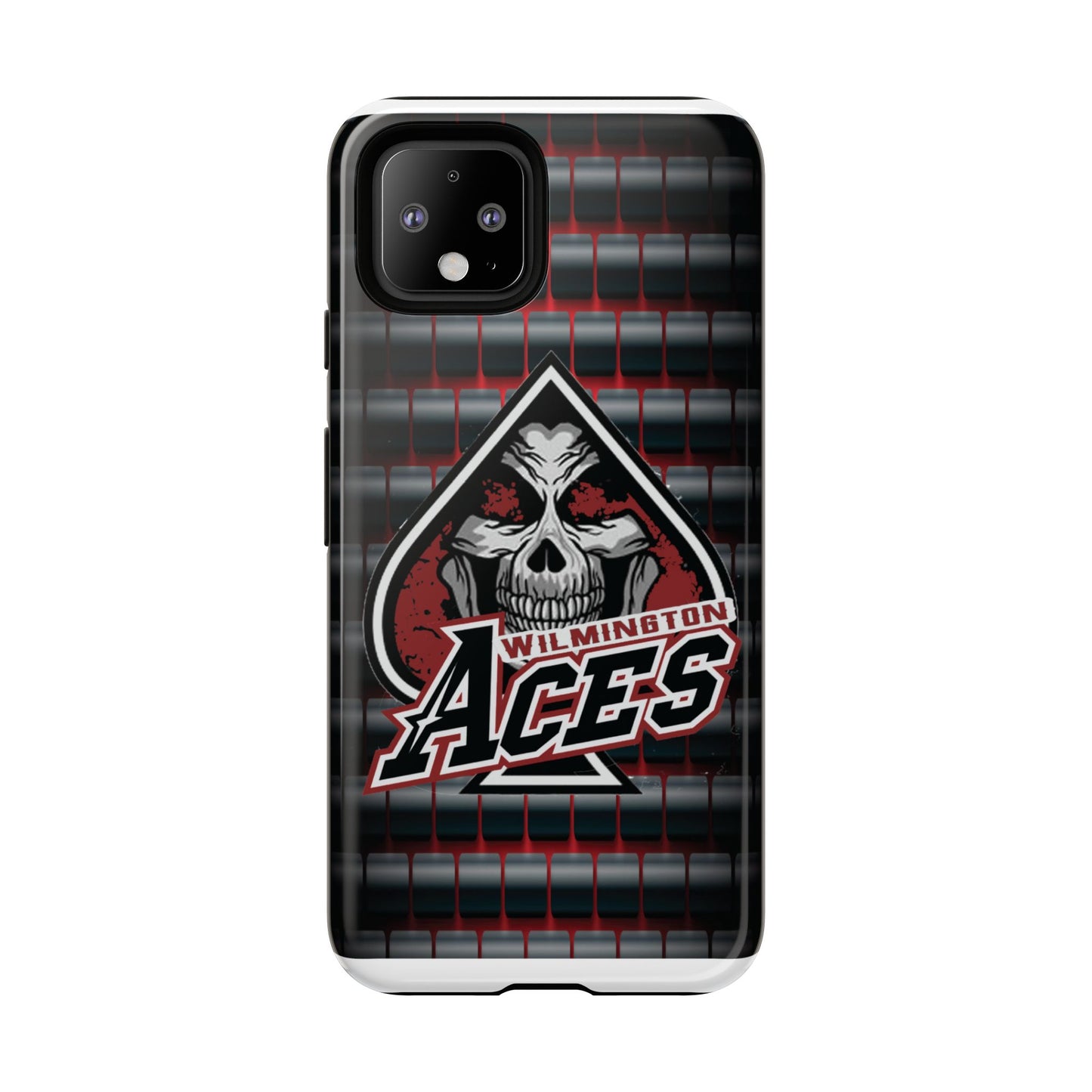 Wilmington Aces Tough Case - Durable Phone Case with Skull Design