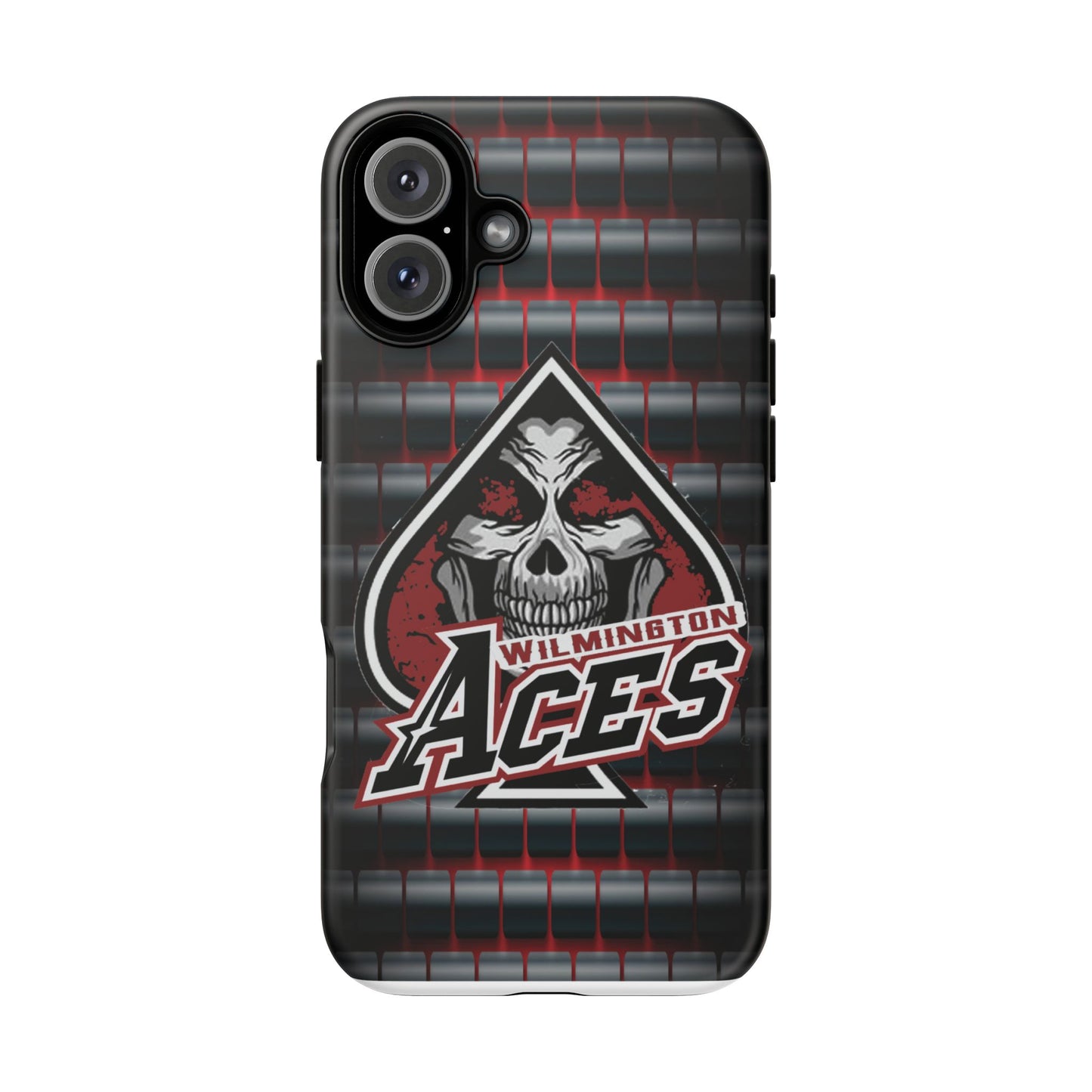 Wilmington Aces Tough Case - Durable Phone Case with Skull Design