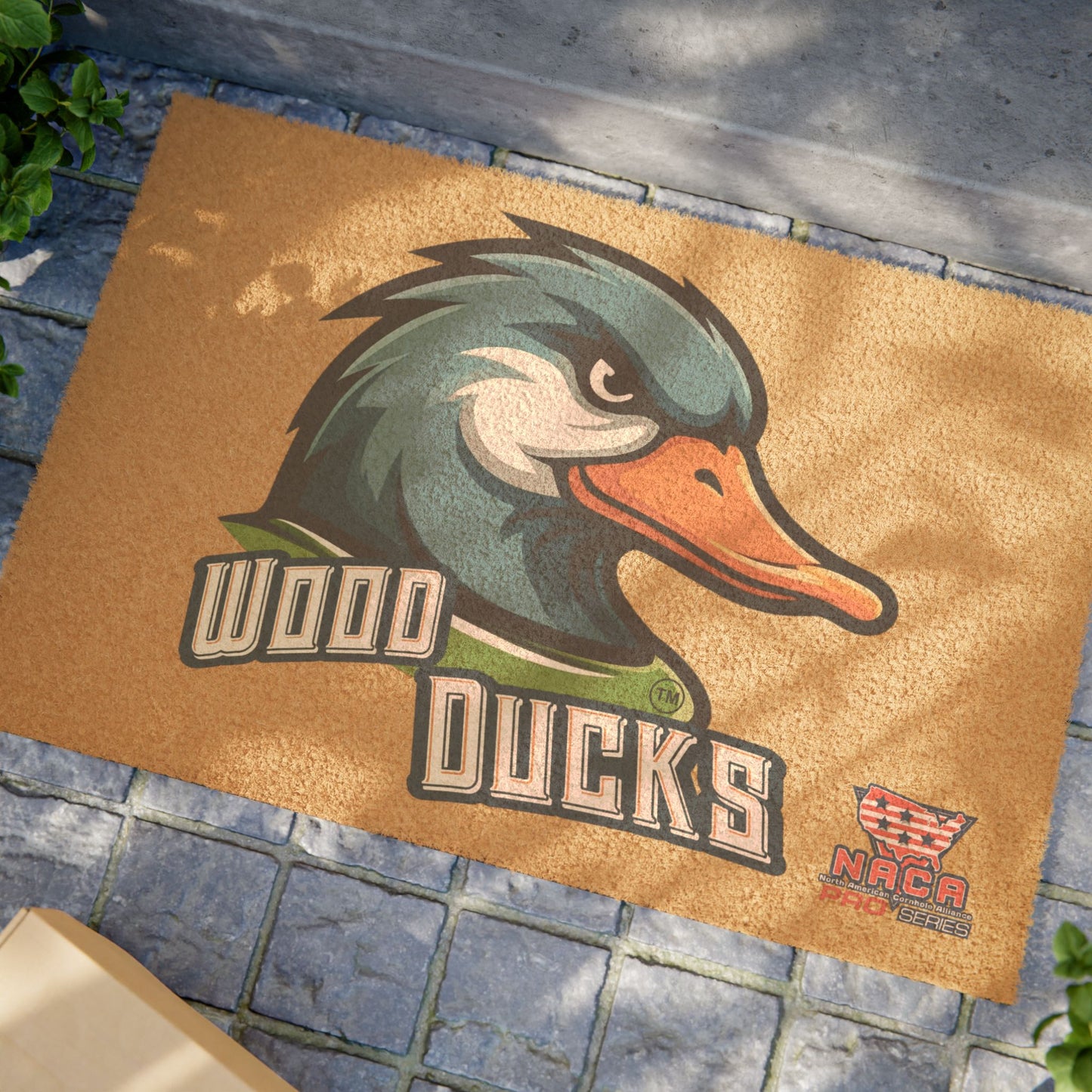 Wood Ducks Welcome Doormat - Sports Team Entrance Mat