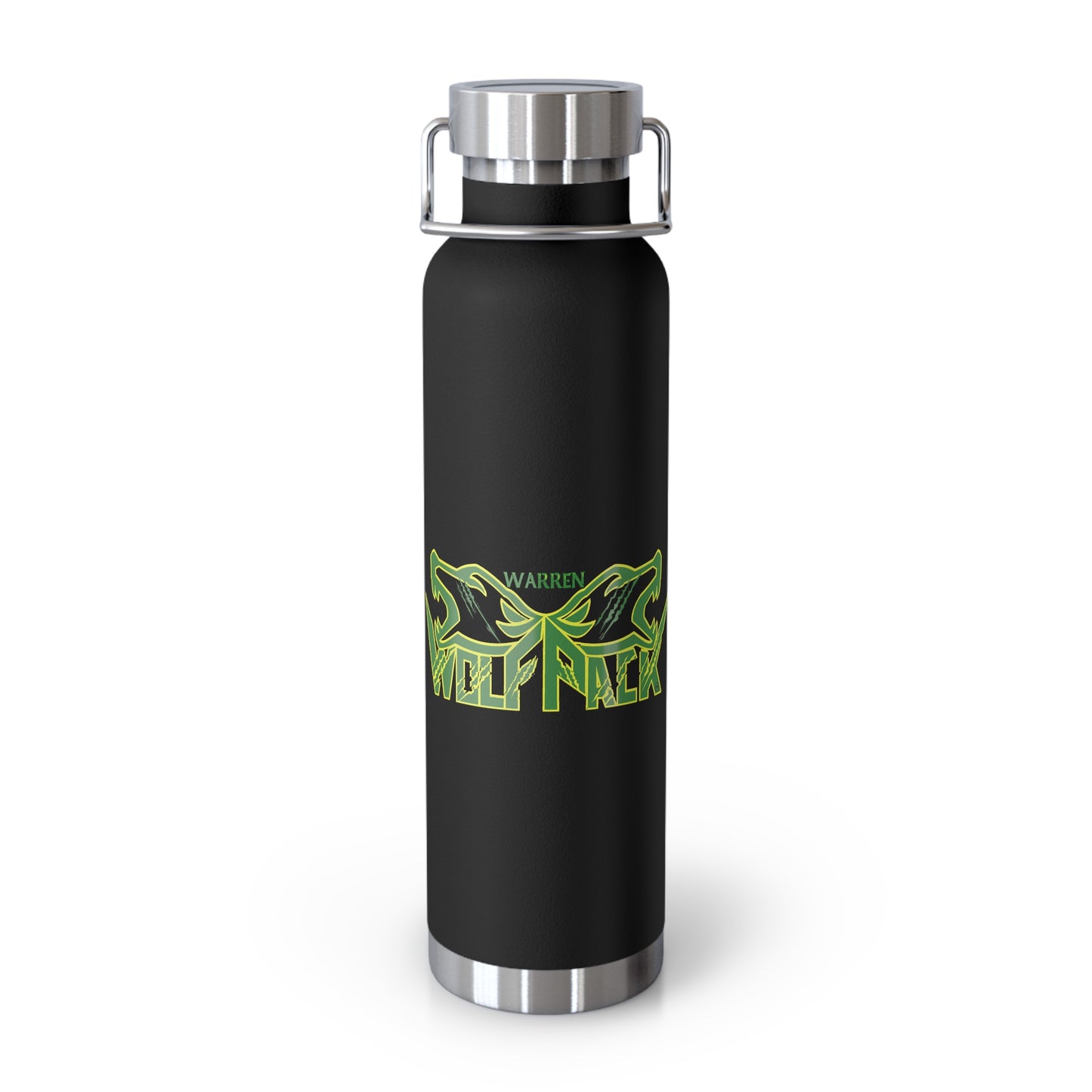 Wolf Pack Insulated Water Bottle - 22oz Stainless Steel Flask