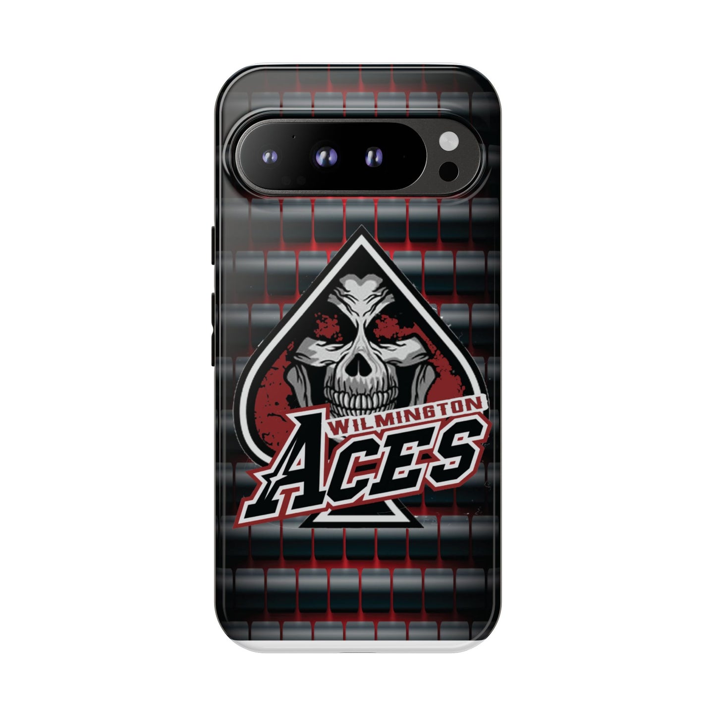Wilmington Aces Tough Case - Durable Phone Case with Skull Design