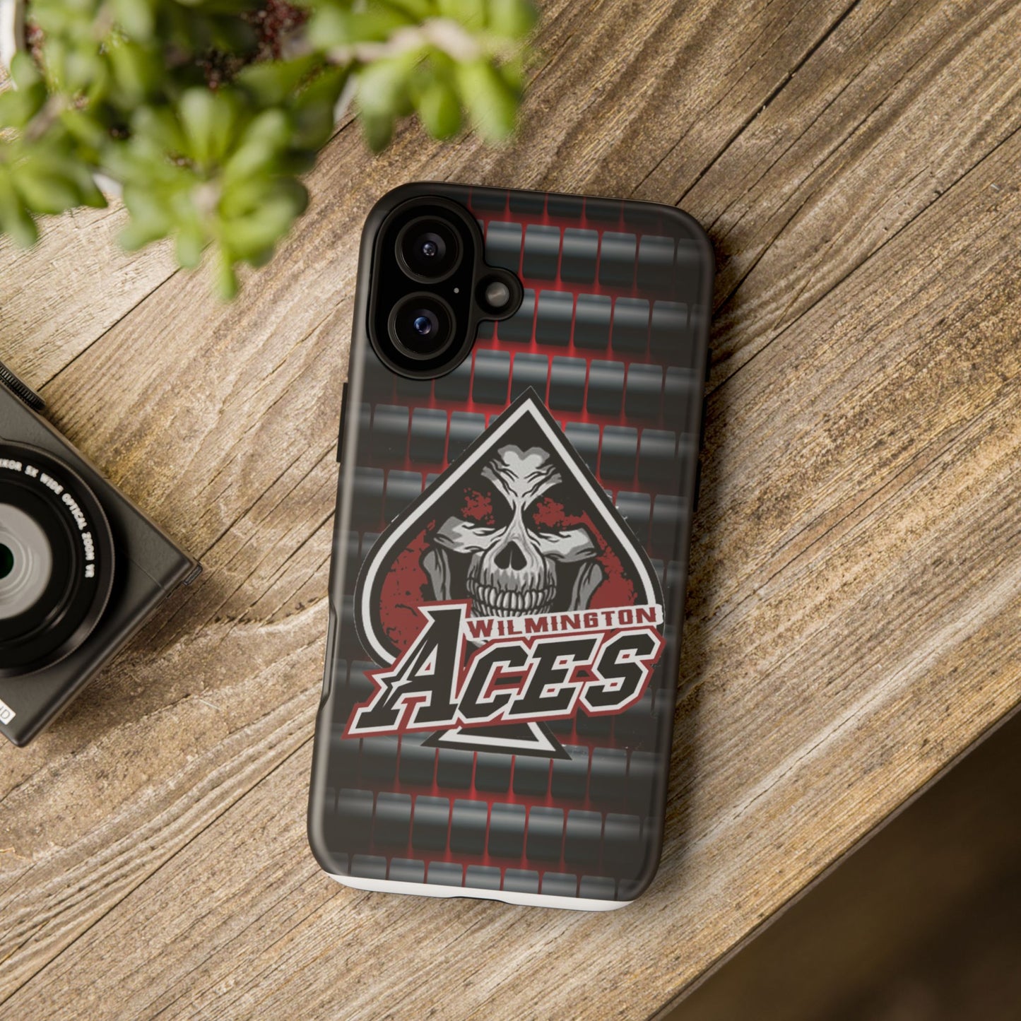 Wilmington Aces Tough Case - Durable Phone Case with Skull Design