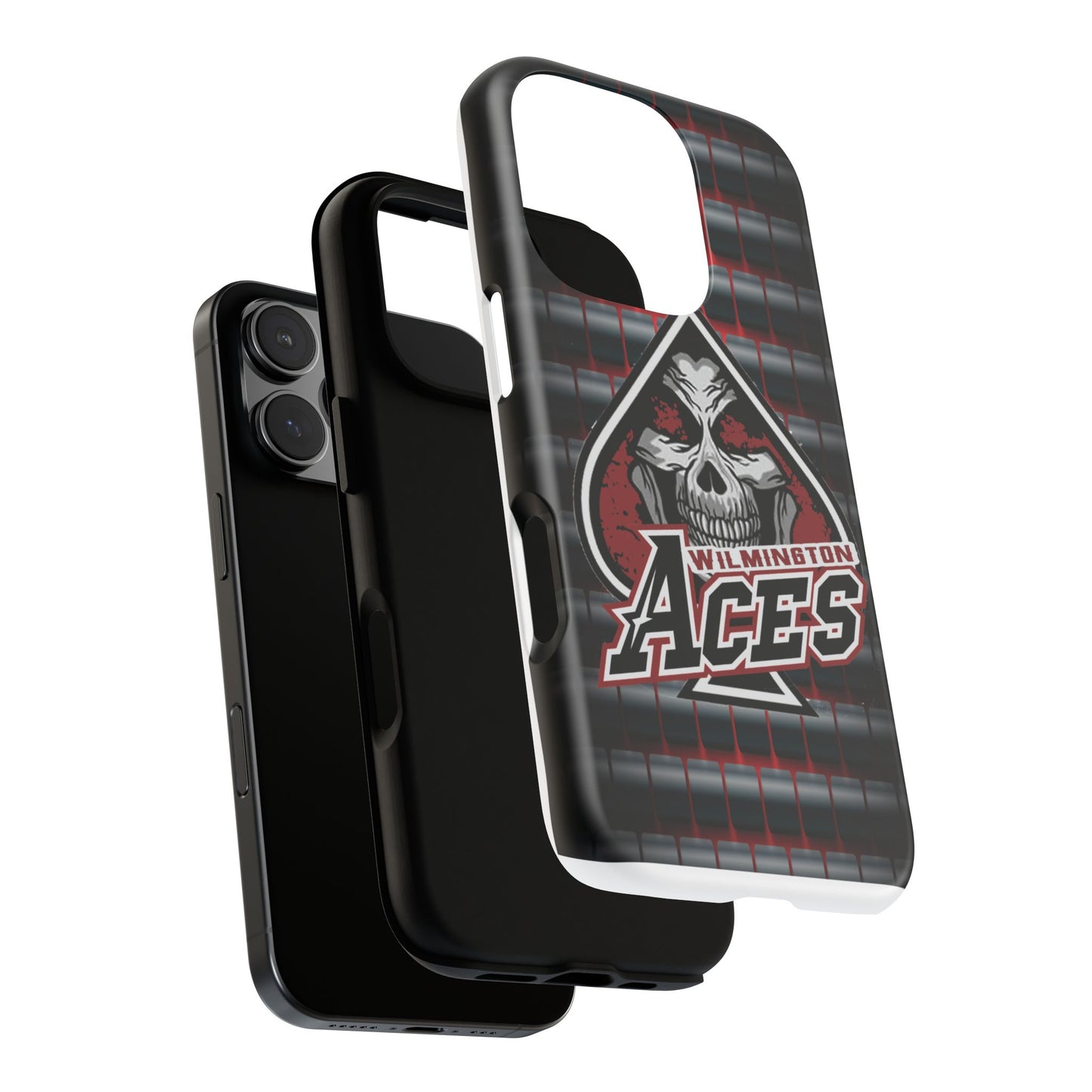 Wilmington Aces Tough Case - Durable Phone Case with Skull Design