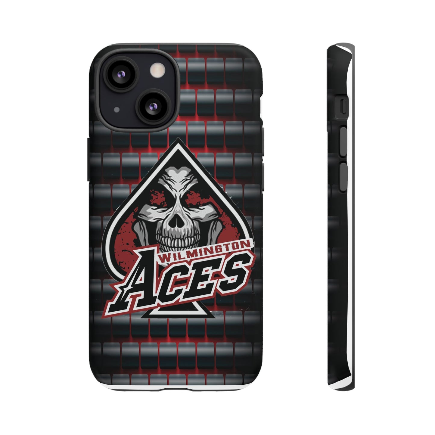 Wilmington Aces Tough Case - Durable Phone Case with Skull Design