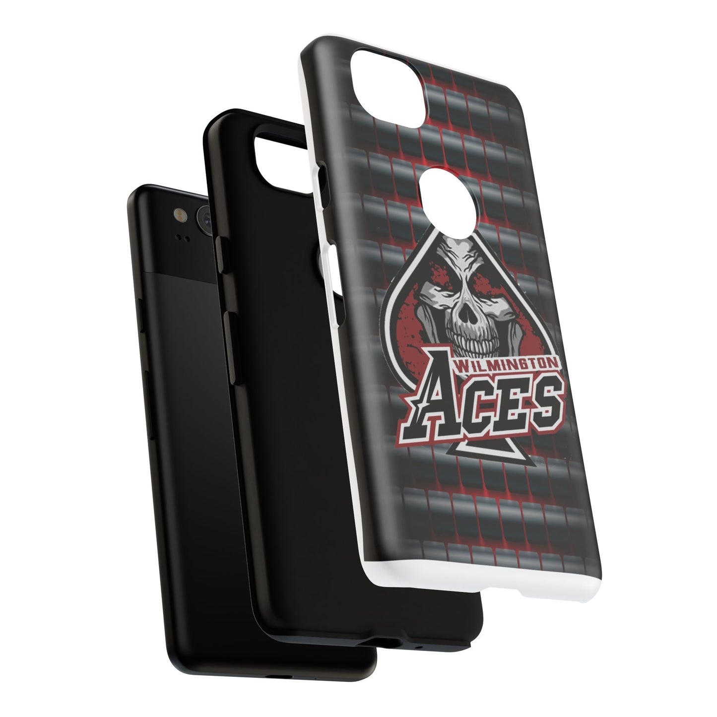 Wilmington Aces Tough Case - Durable Phone Case with Skull Design