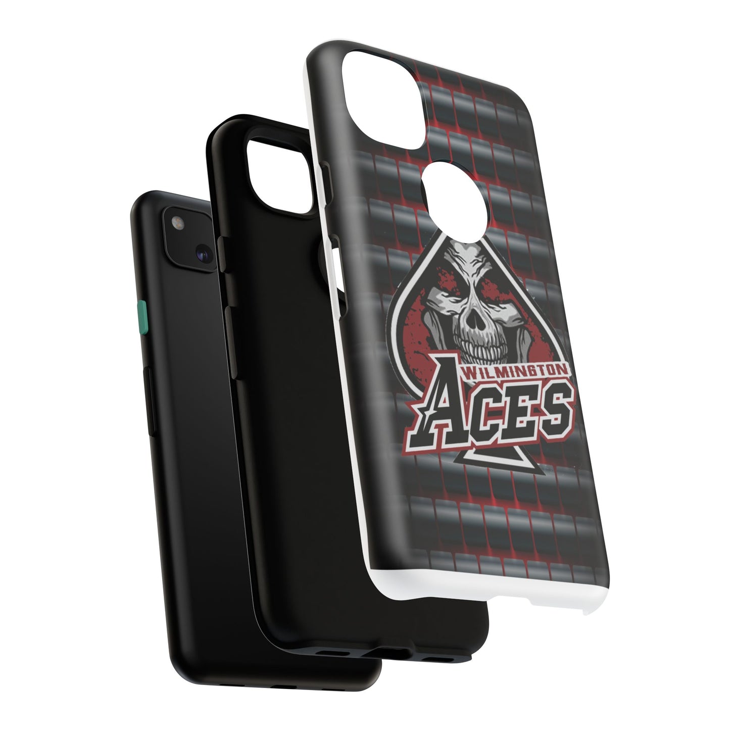 Wilmington Aces Tough Case - Durable Phone Case with Skull Design