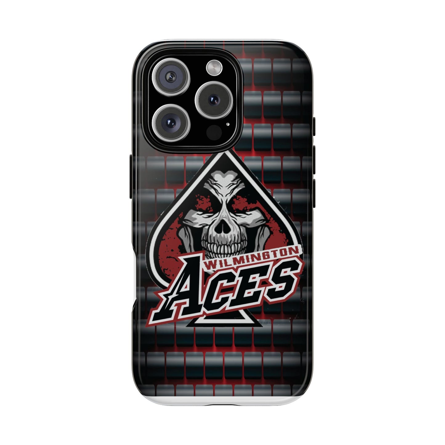 Wilmington Aces Tough Case - Durable Phone Case with Skull Design