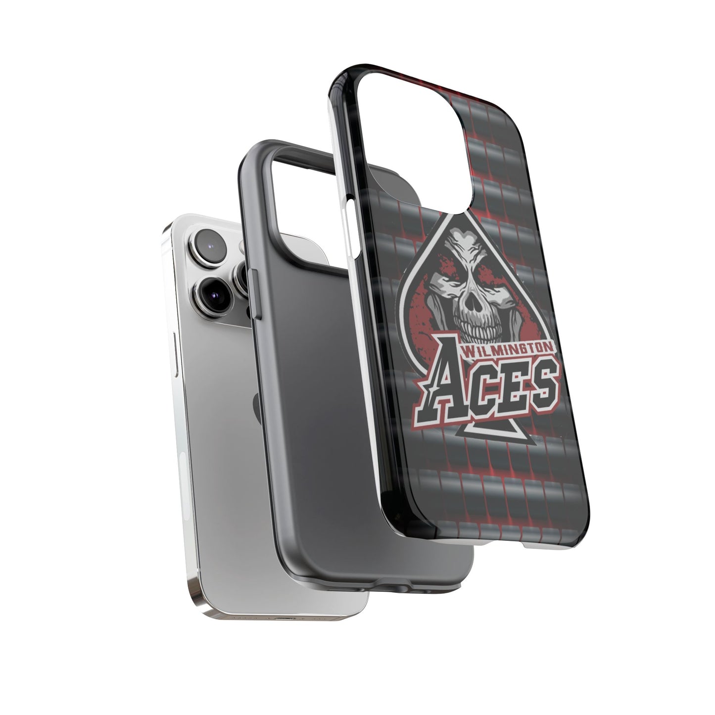 Wilmington Aces Tough Case - Durable Phone Case with Skull Design