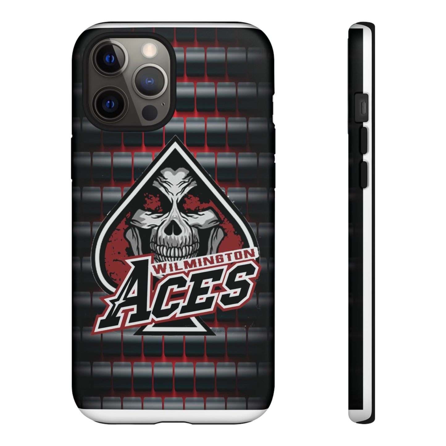 Wilmington Aces Tough Case - Durable Phone Case with Skull Design
