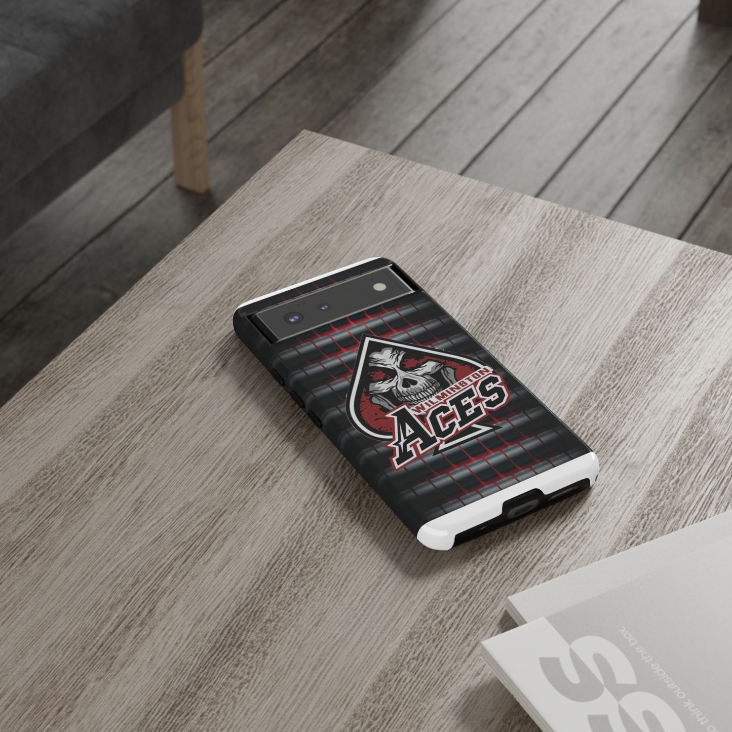 Wilmington Aces Tough Case - Durable Phone Case with Skull Design