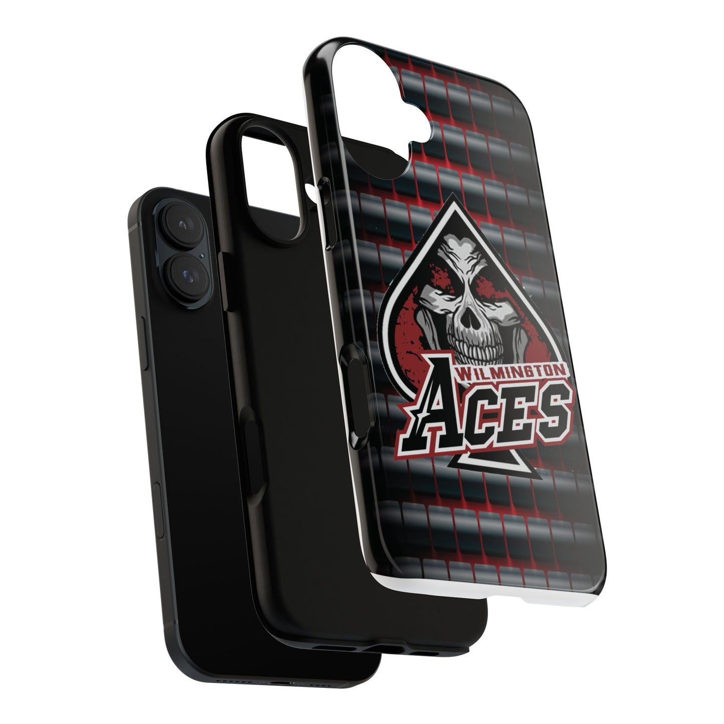 Wilmington Aces Tough Case - Durable Phone Case with Skull Design