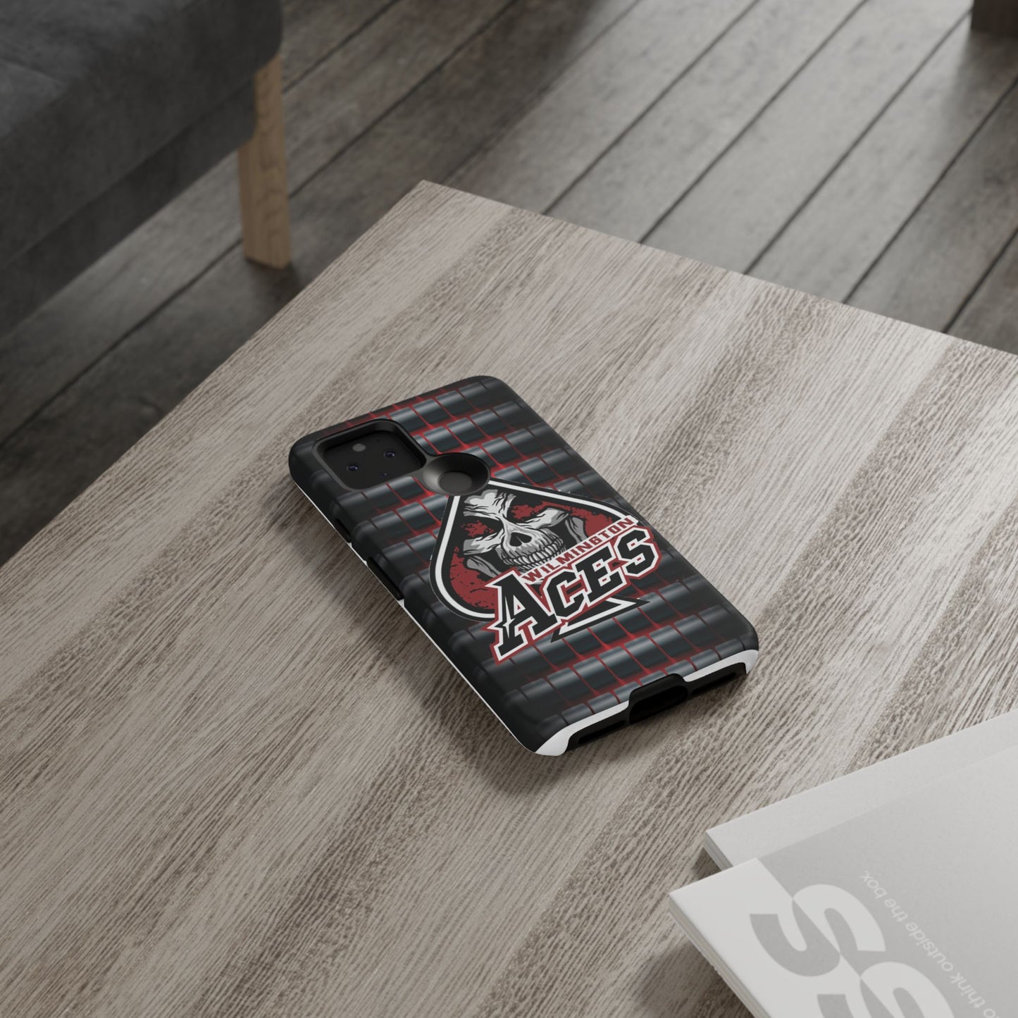Wilmington Aces Tough Case - Durable Phone Case with Skull Design