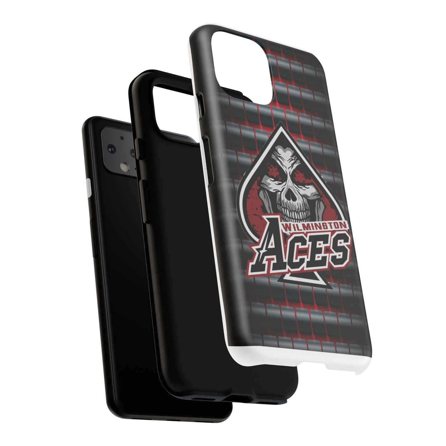 Wilmington Aces Tough Case - Durable Phone Case with Skull Design