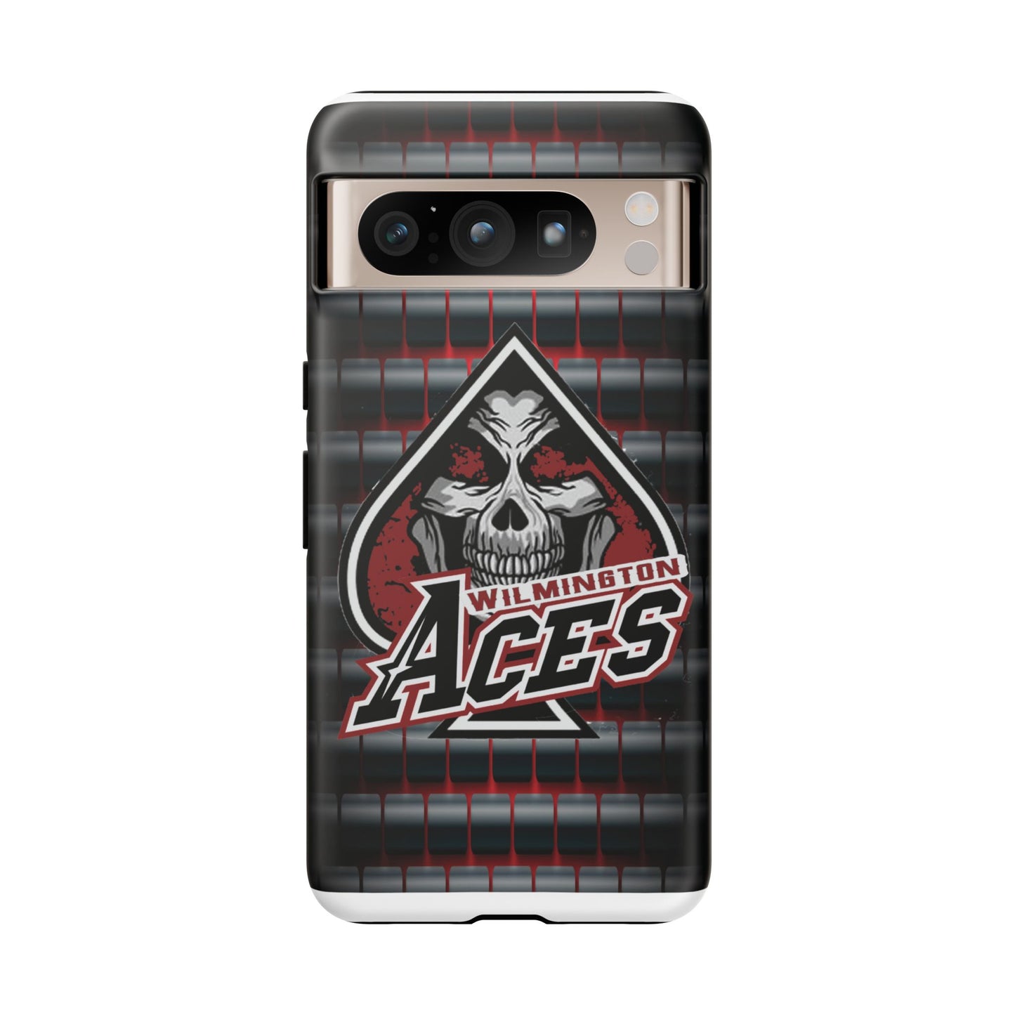 Wilmington Aces Tough Case - Durable Phone Case with Skull Design