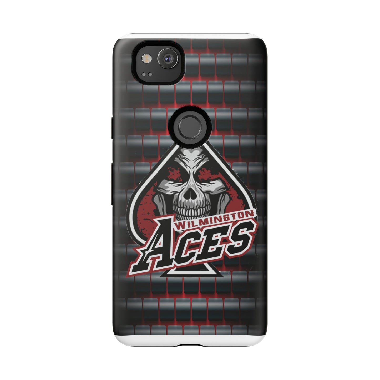 Wilmington Aces Tough Case - Durable Phone Case with Skull Design
