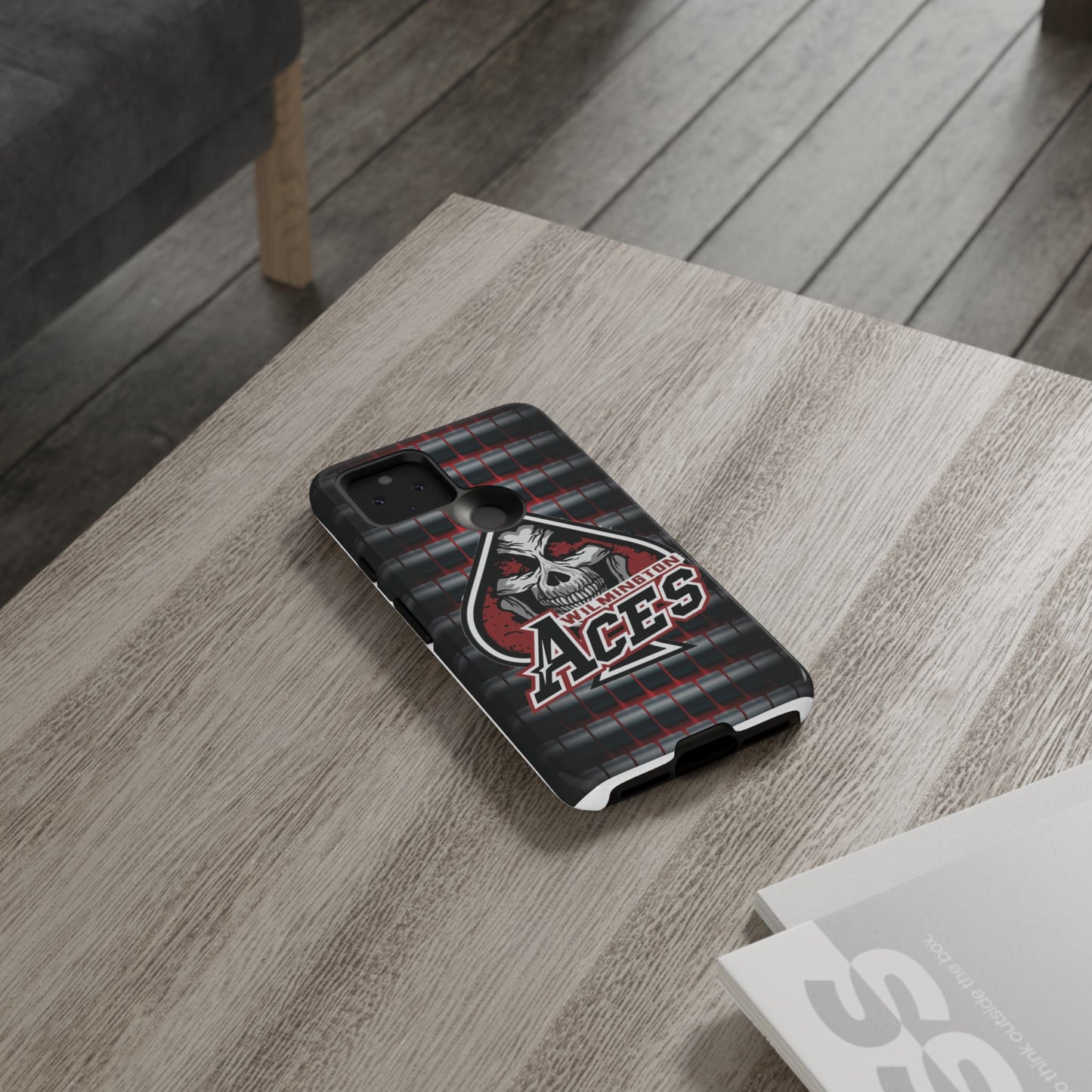 Wilmington Aces Tough Case - Durable Phone Case with Skull Design