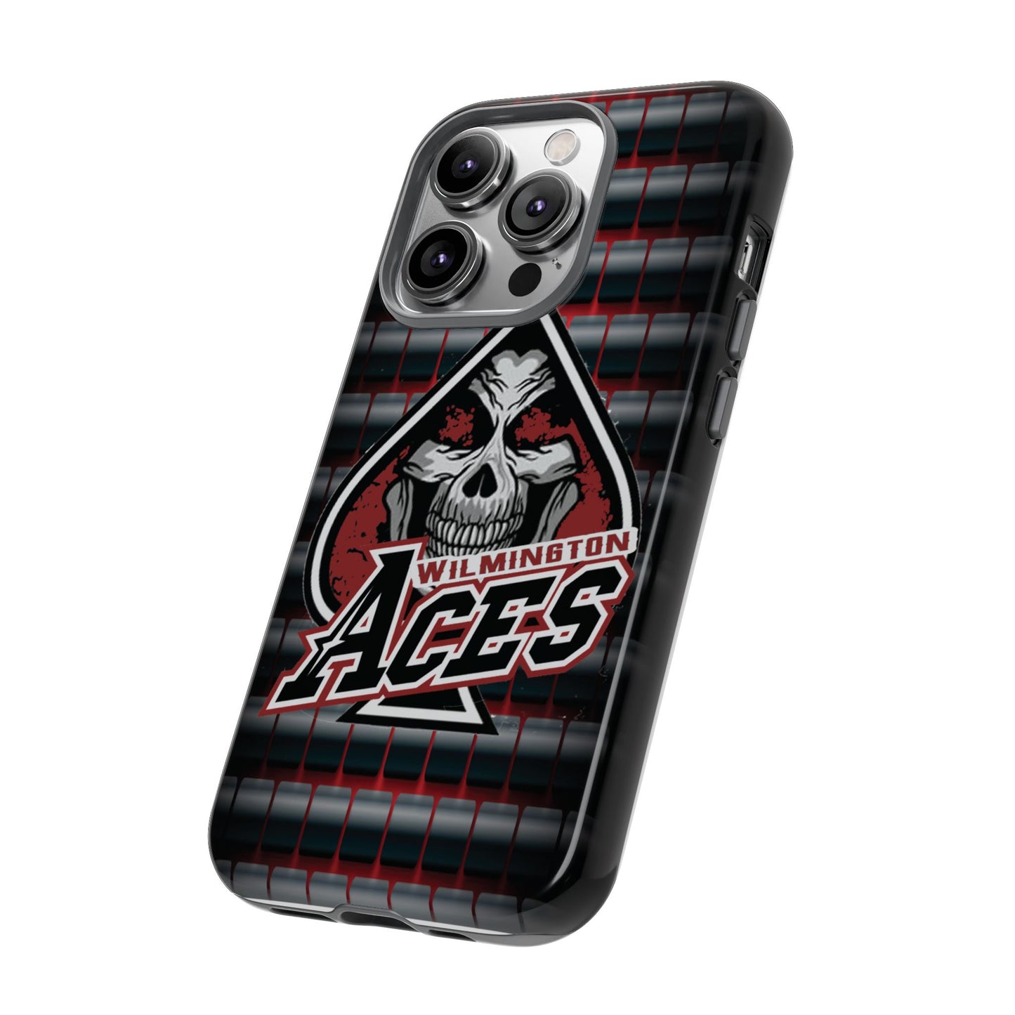 Wilmington Aces Tough Case - Durable Phone Case with Skull Design