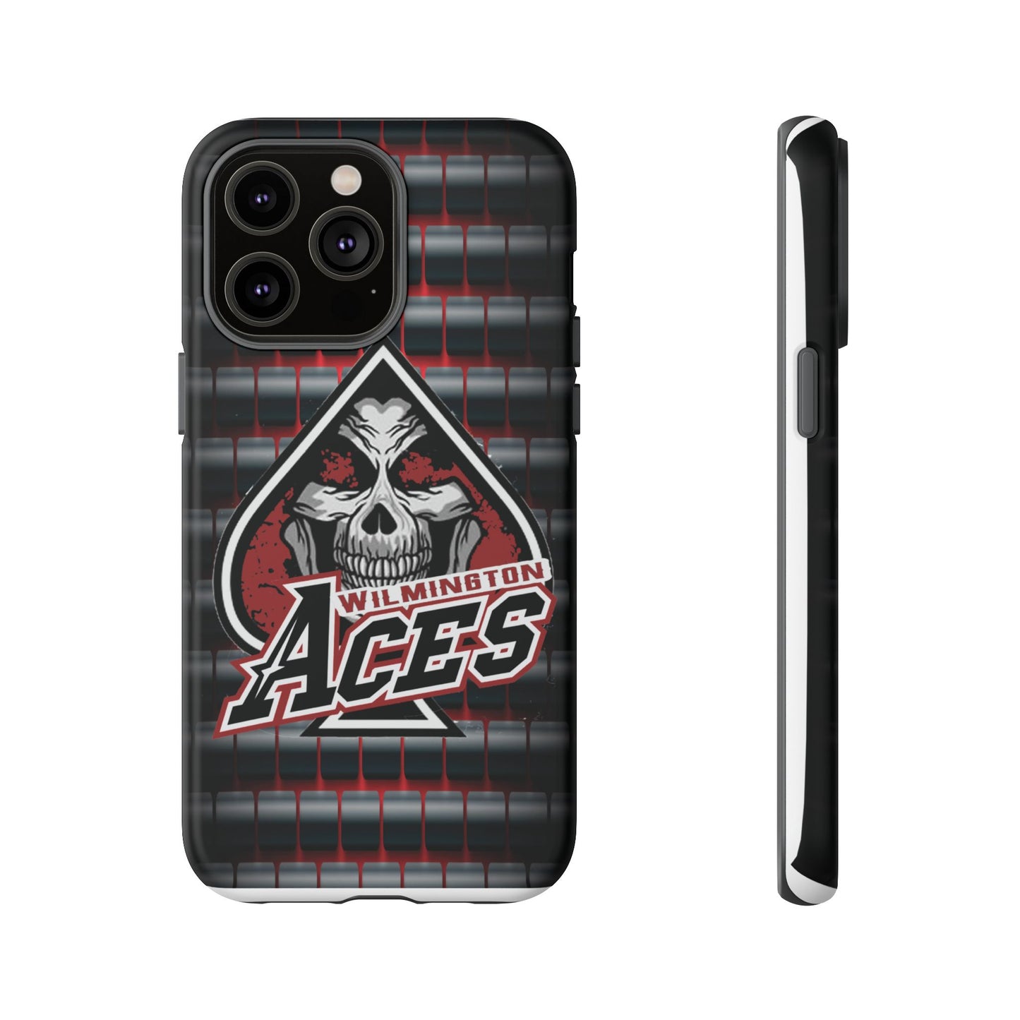 Wilmington Aces Tough Case - Durable Phone Case with Skull Design