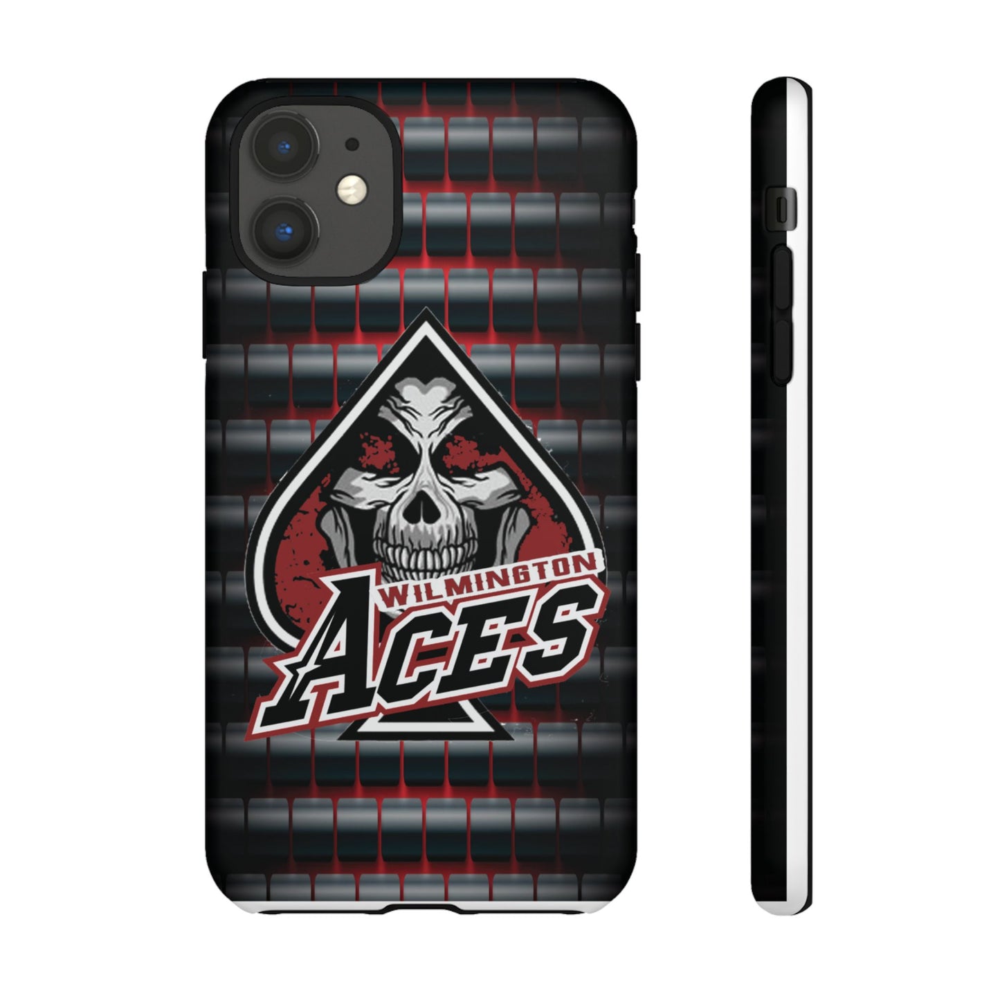 Wilmington Aces Tough Case - Durable Phone Case with Skull Design