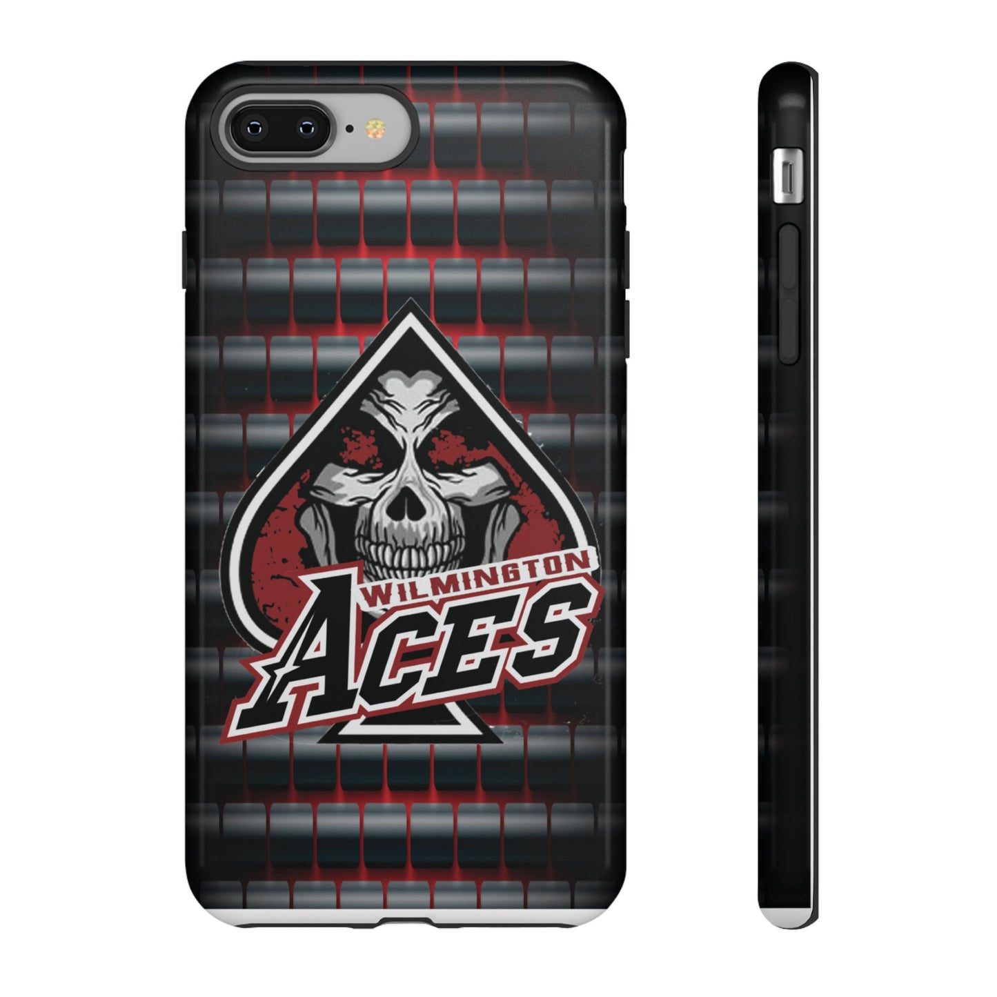 Wilmington Aces Tough Case - Durable Phone Case with Skull Design