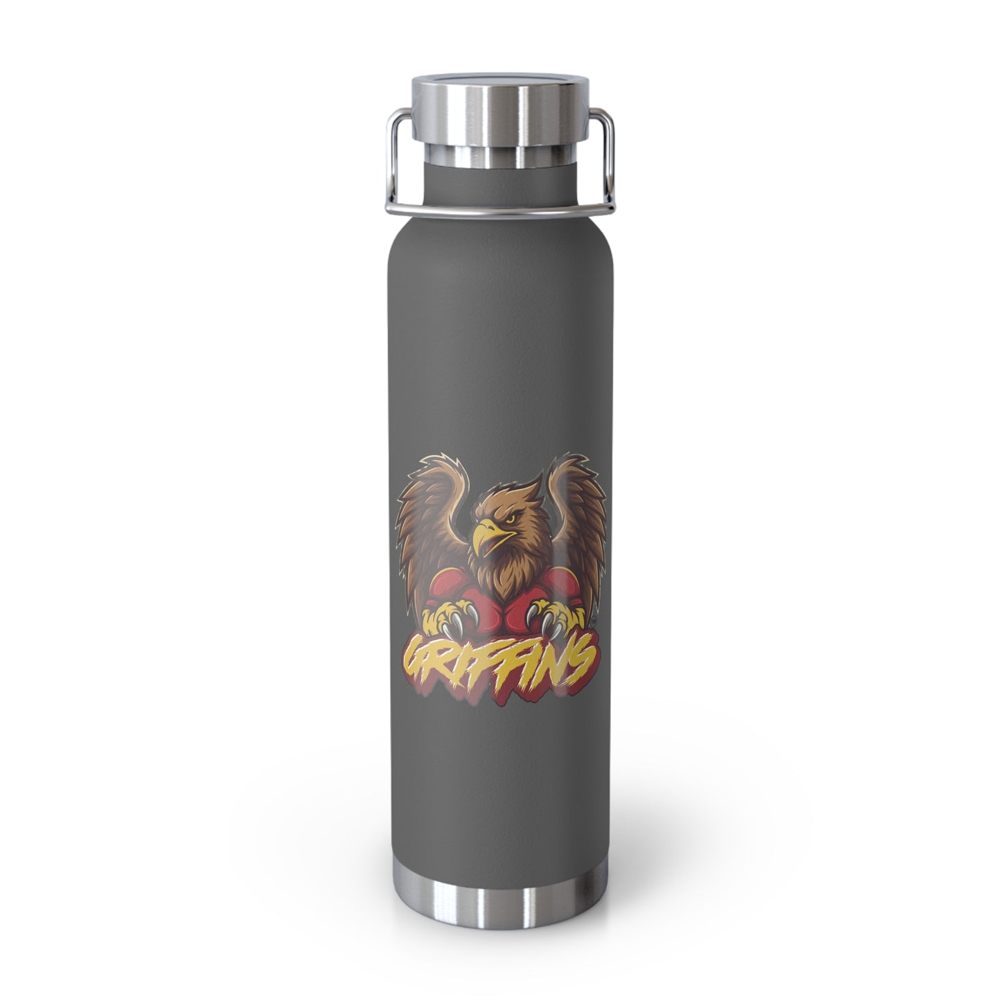 Griffins Insulated Water Bottle - 22oz Stainless Steel Flask