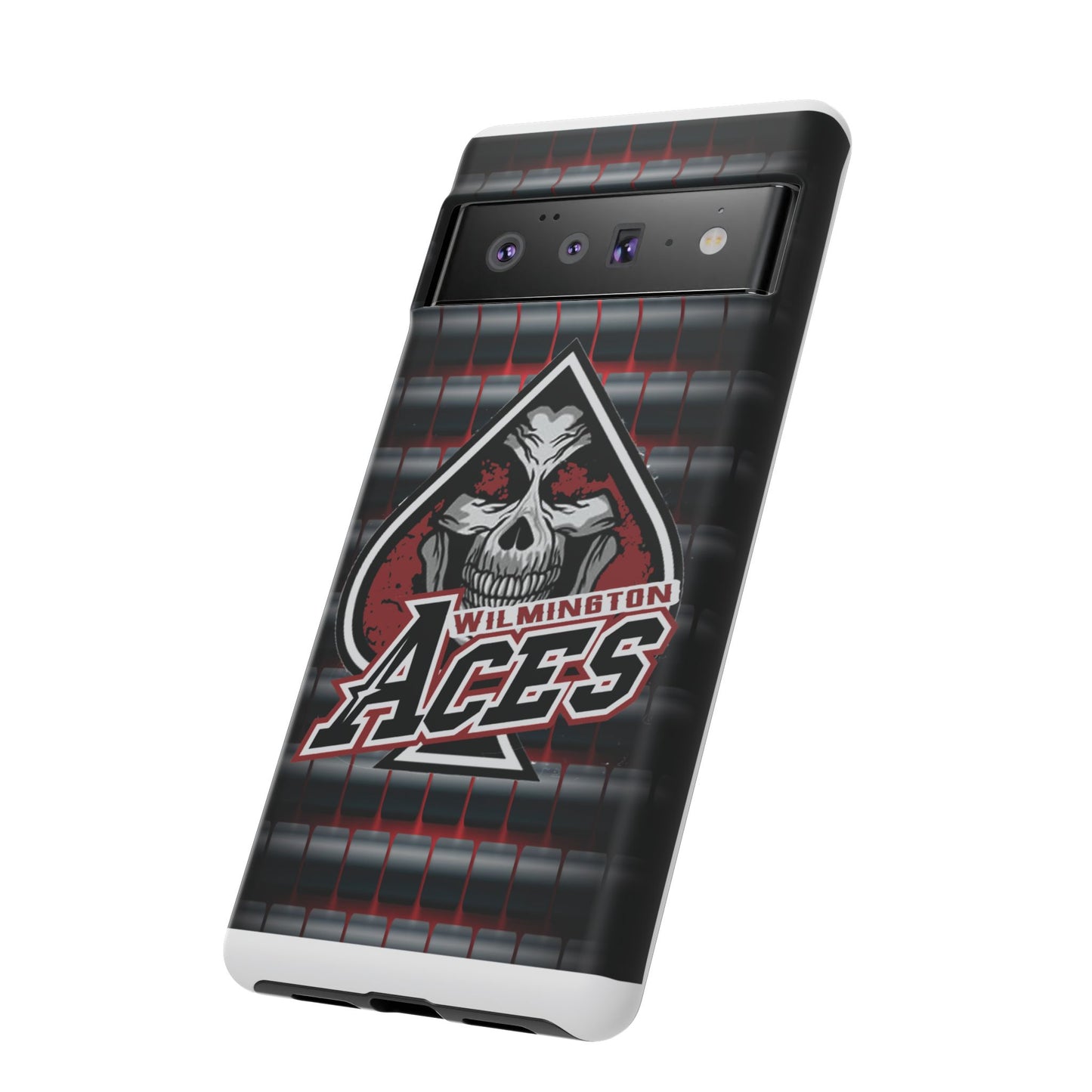 Wilmington Aces Tough Case - Durable Phone Case with Skull Design
