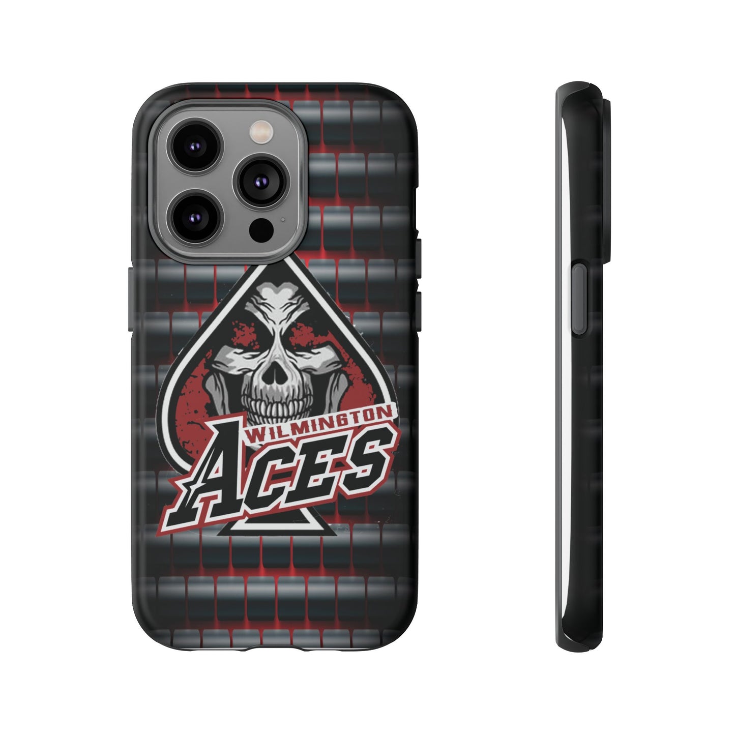 Wilmington Aces Tough Case - Durable Phone Case with Skull Design