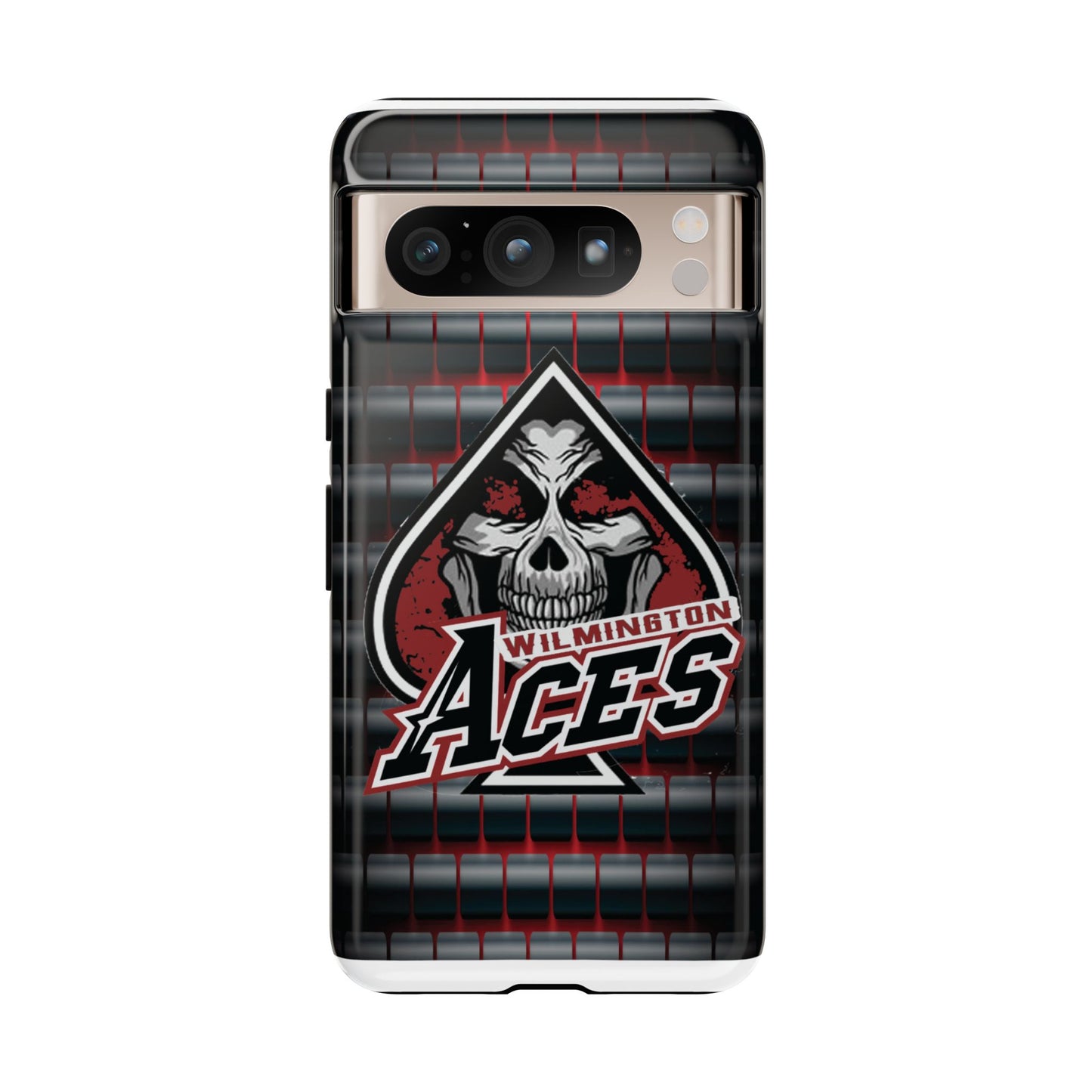 Wilmington Aces Tough Case - Durable Phone Case with Skull Design