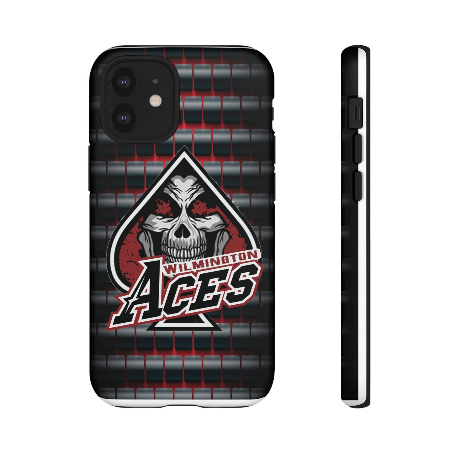 Wilmington Aces Tough Case - Durable Phone Case with Skull Design