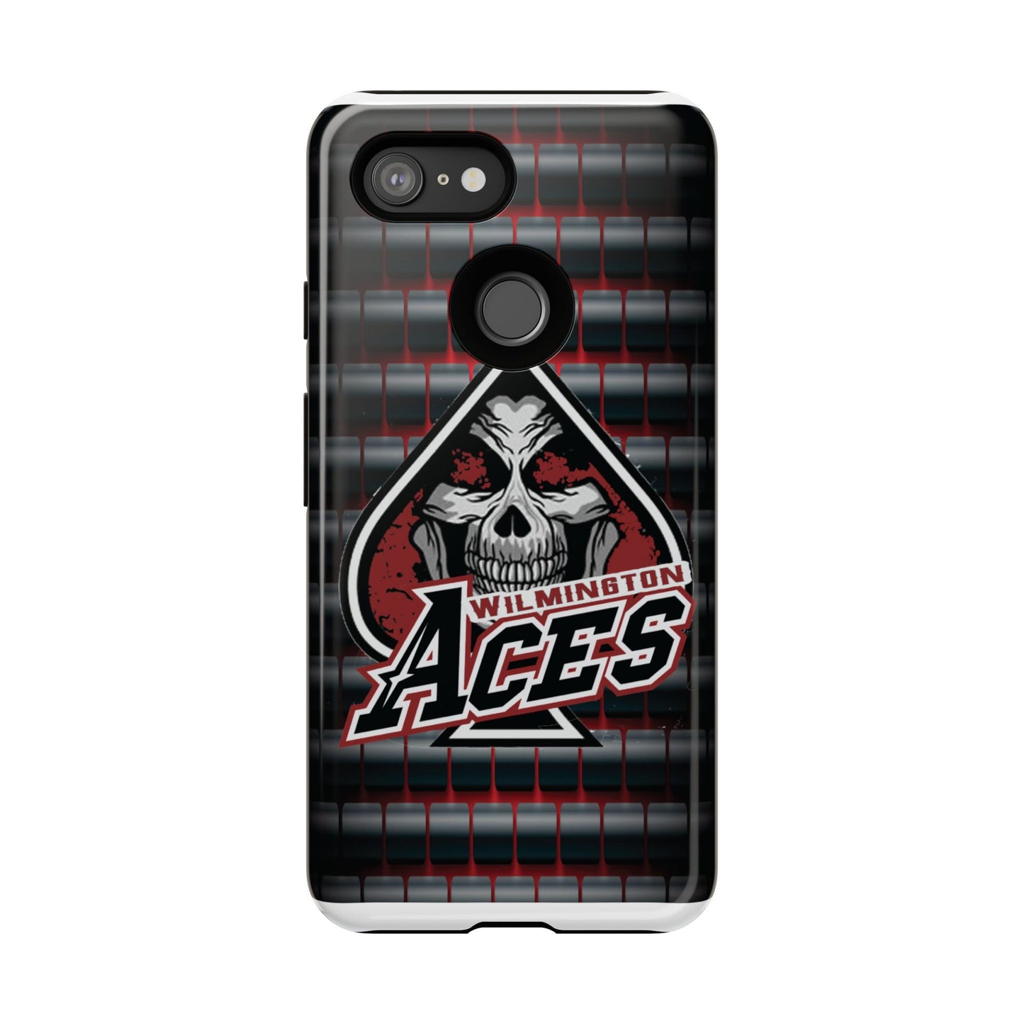 Wilmington Aces Tough Case - Durable Phone Case with Skull Design